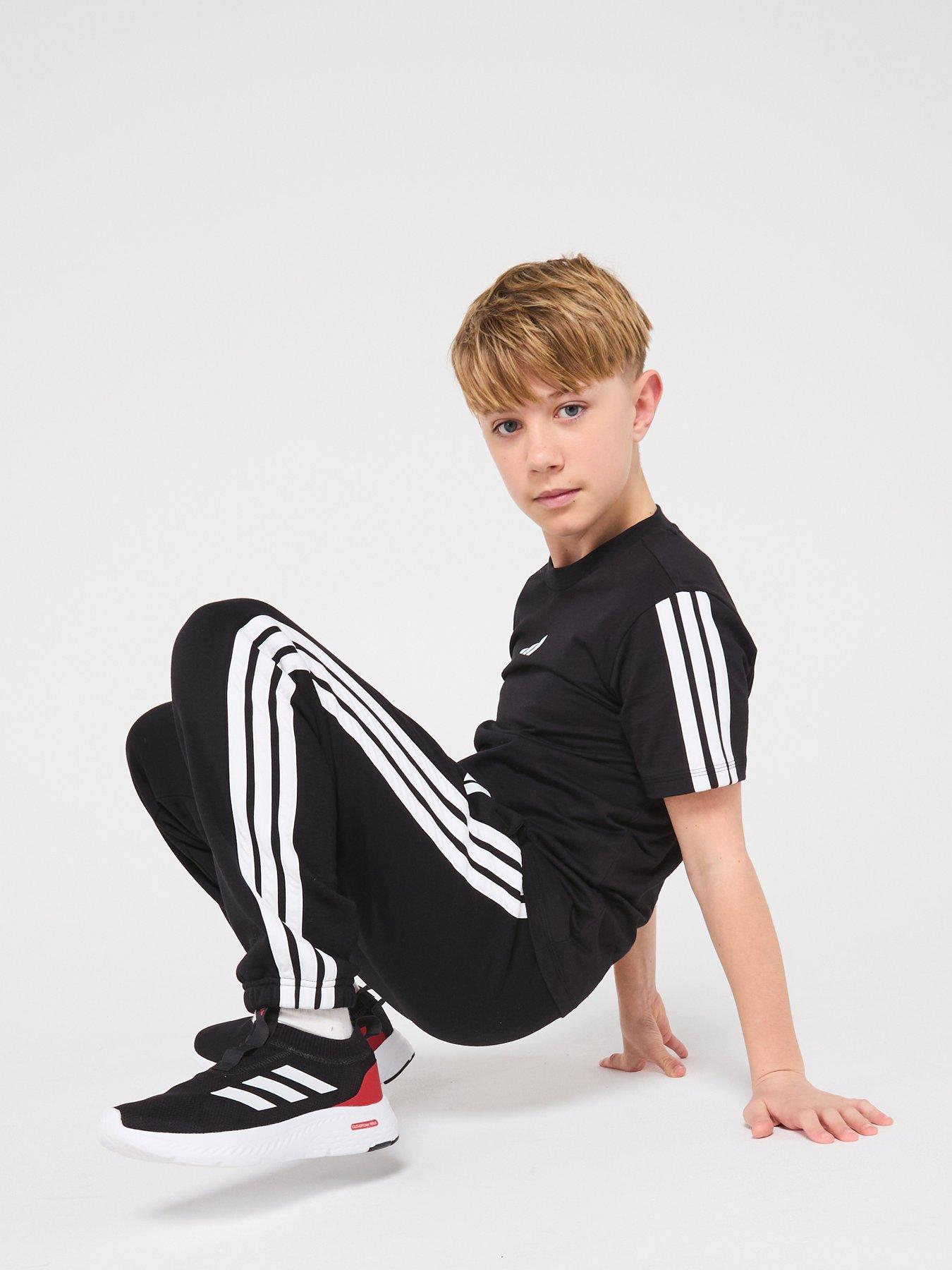 adidas Sportswear Junior Boys Essentials Joggers - Black