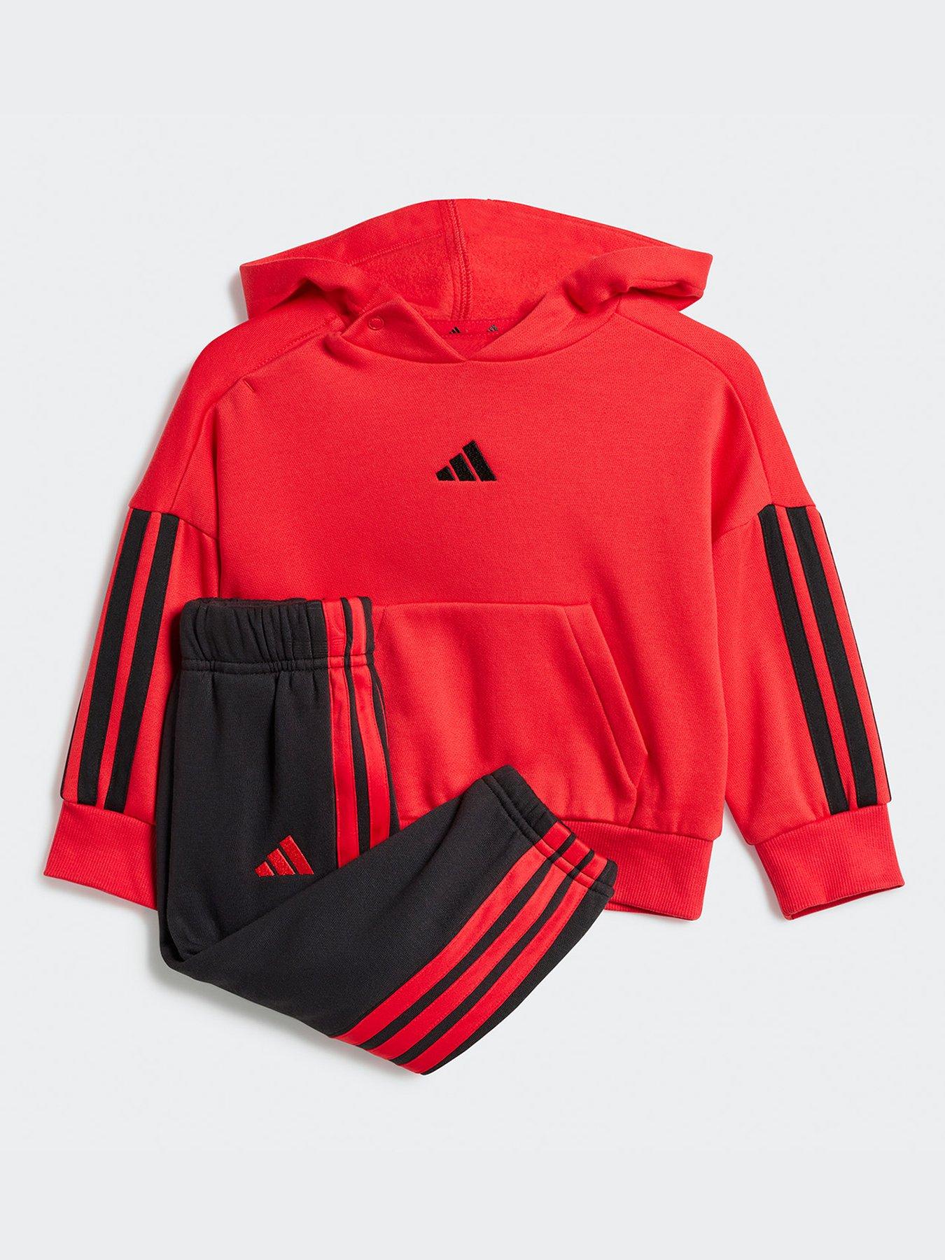undefined Infant Unisex Essentials Tracksuit  - Red