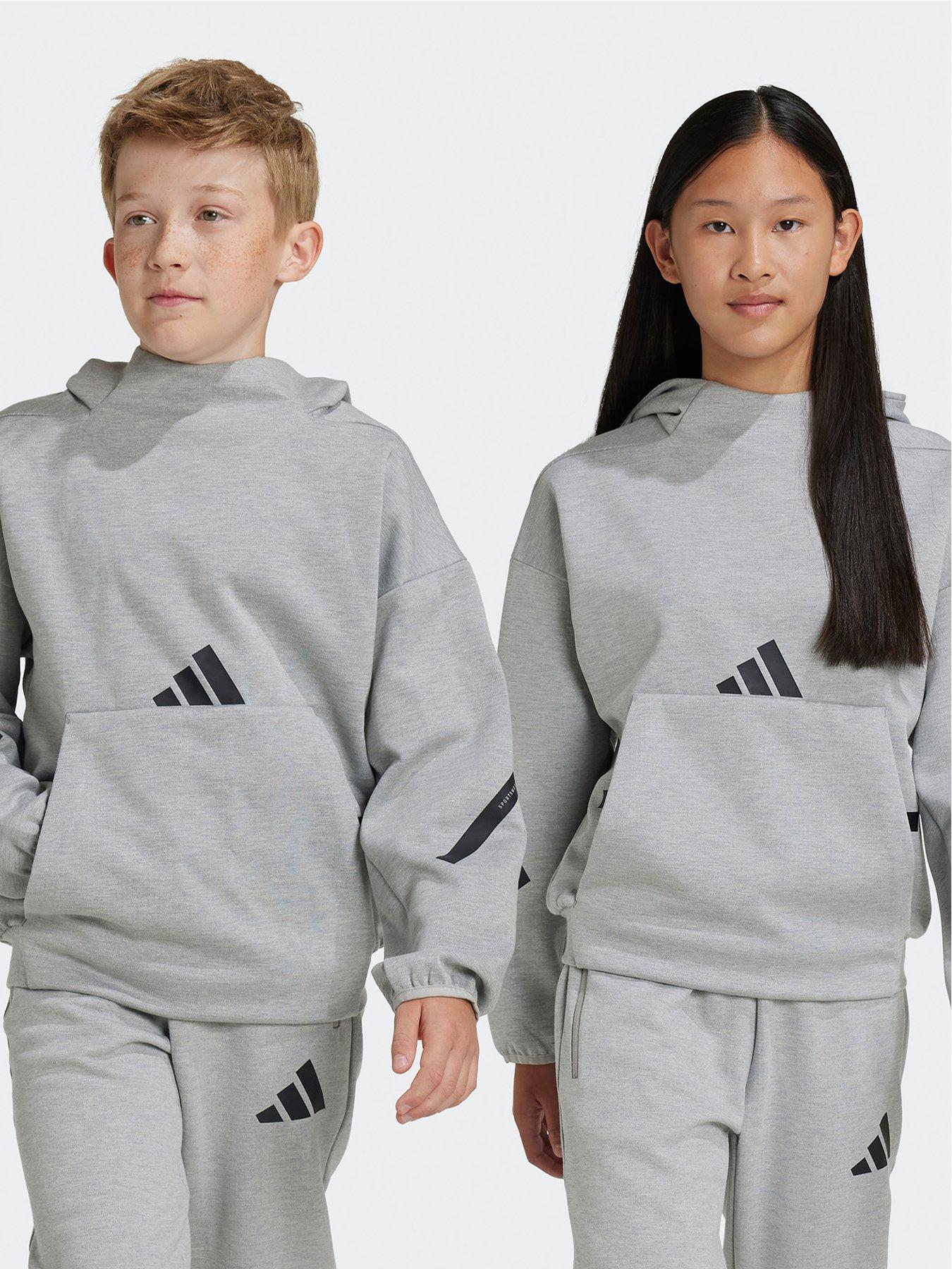 undefined Junior Boys Z.N.E. Hoodie  - Grey