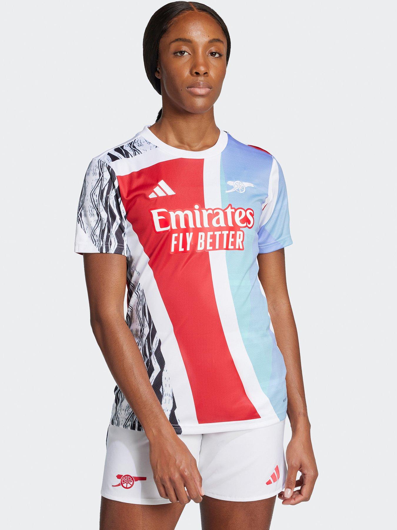 undefined Womens Arsenal Pre Match Shirt -white