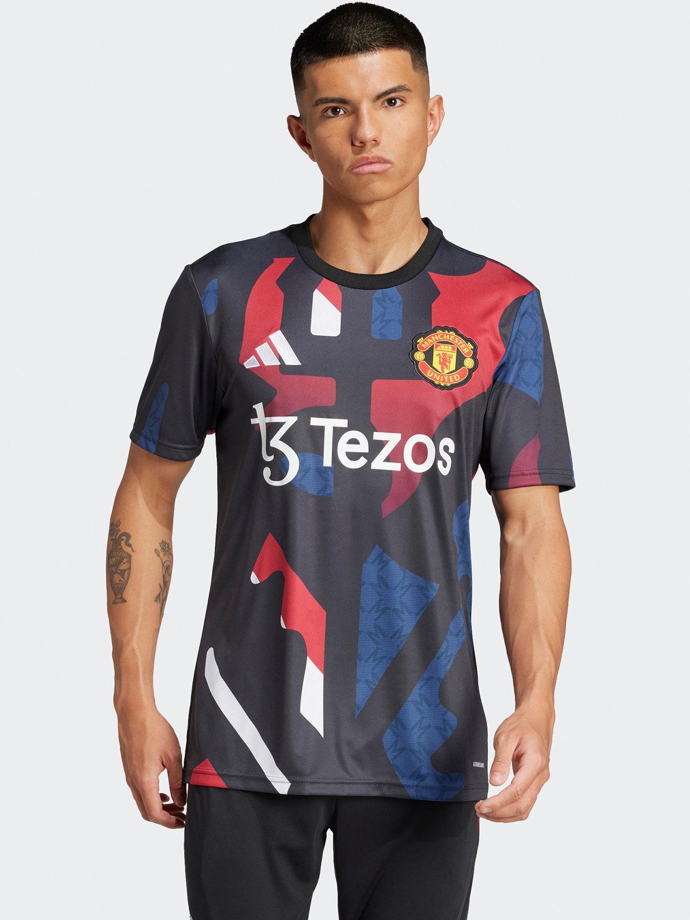 undefined Mens Manchester United Pre Match Shirt - Black