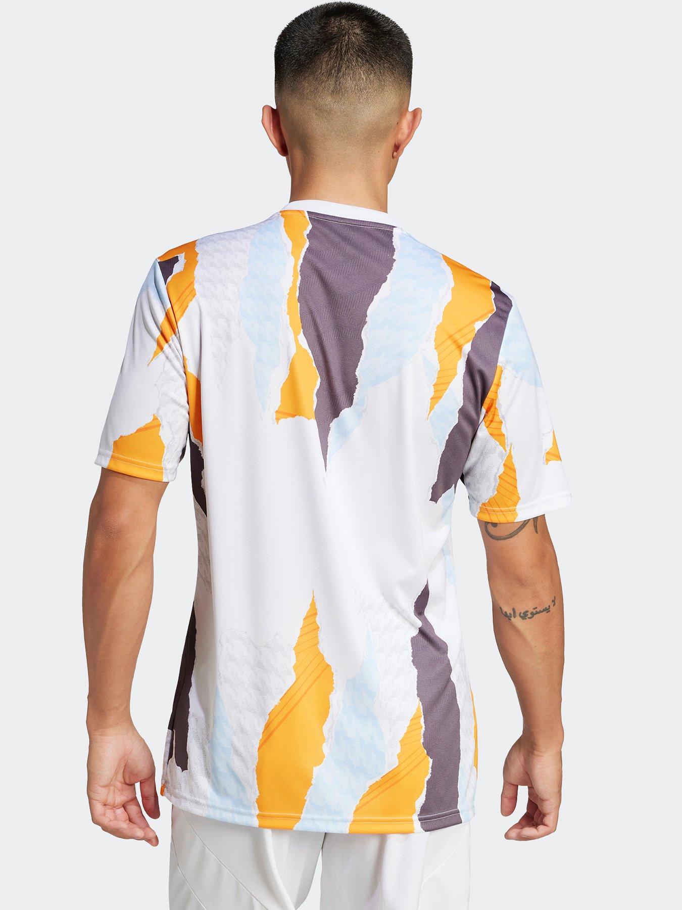 Image 3 of 5 of adidas Mens Real Madrid Pre Match Shirt - Multi