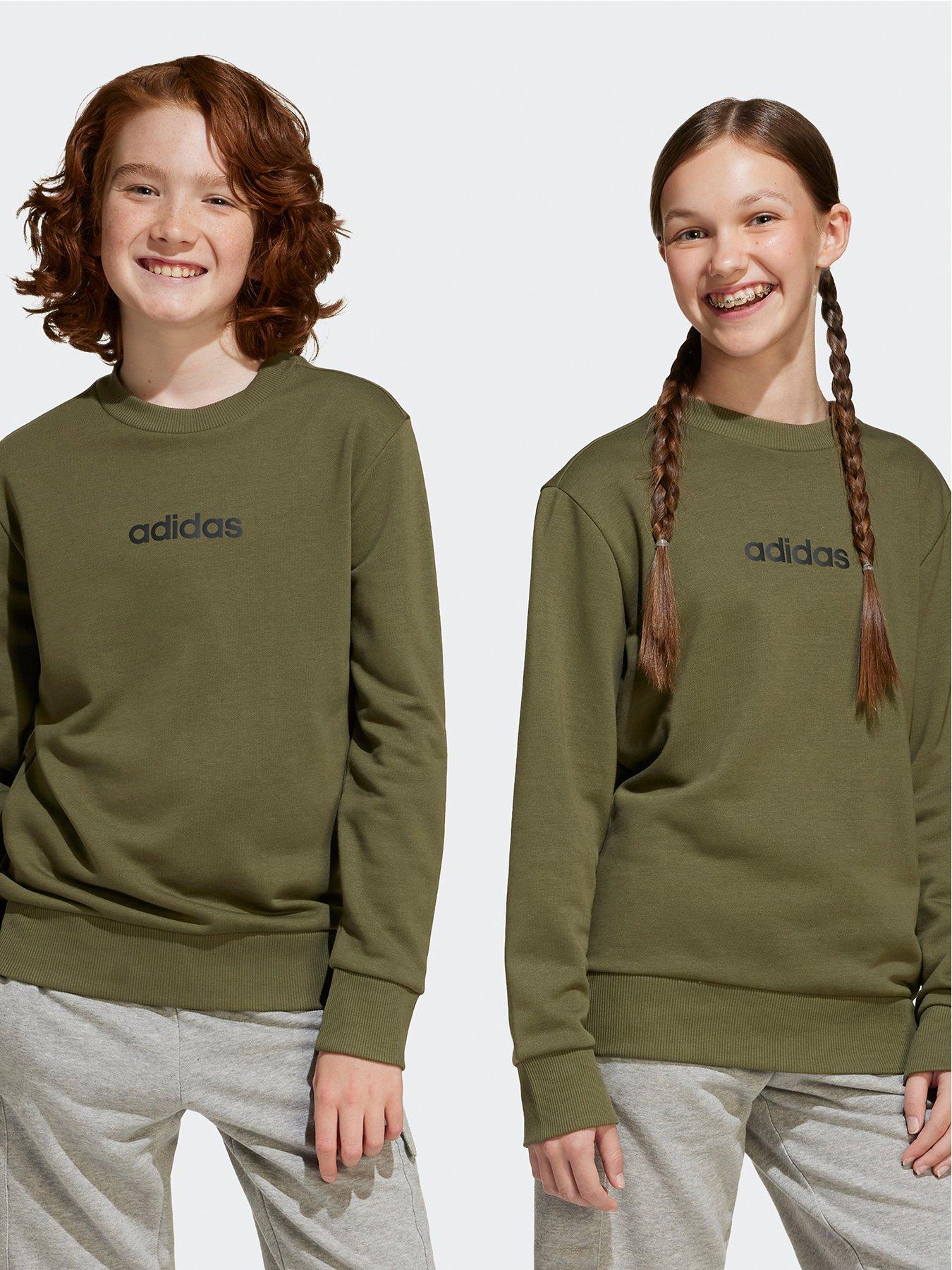 undefined Junior Boys Essentials Crew Sweatshirt  - Green