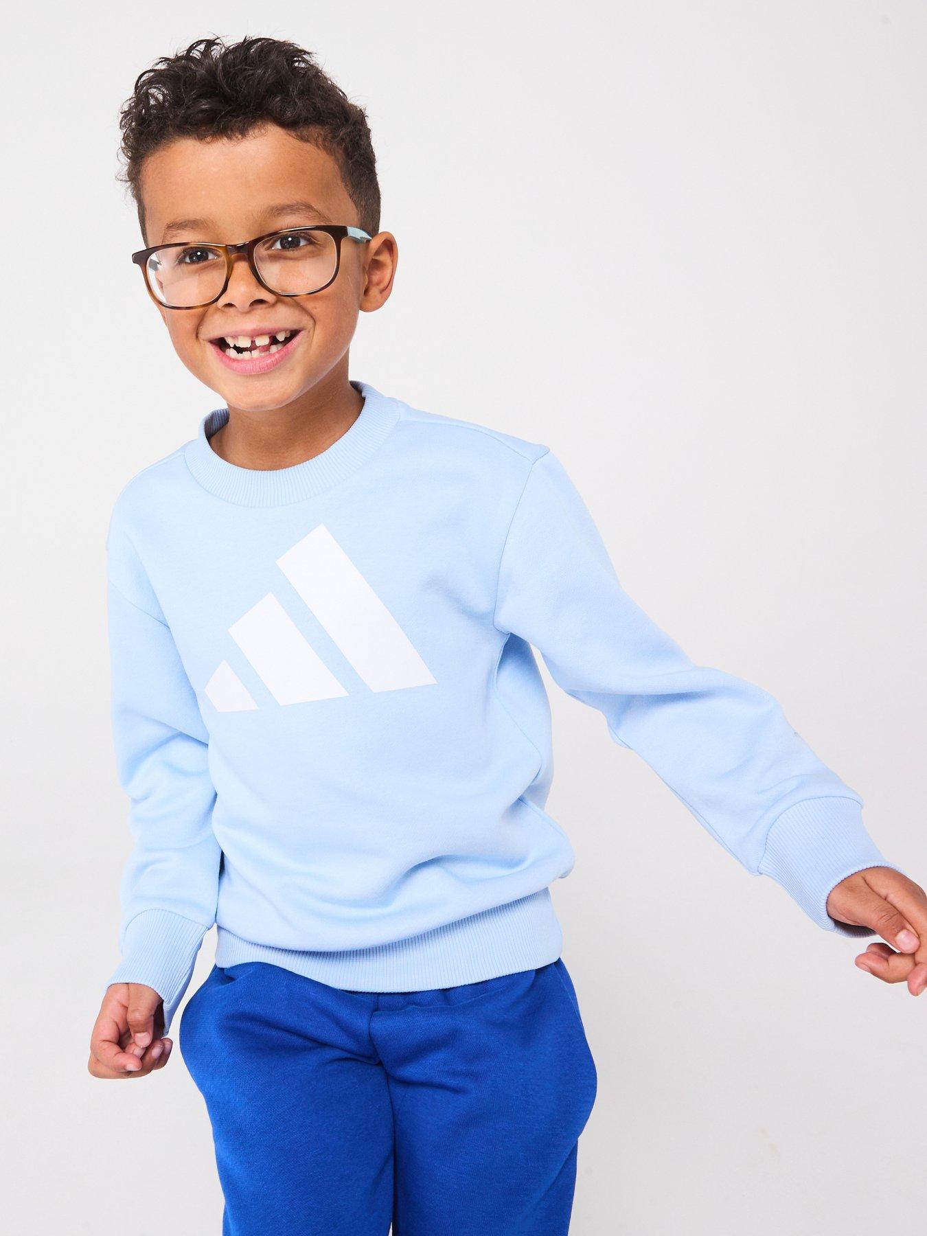 Image 3 of 6 of adidas Sportswear Kids Unisex Essentials Tracksuit - Blue