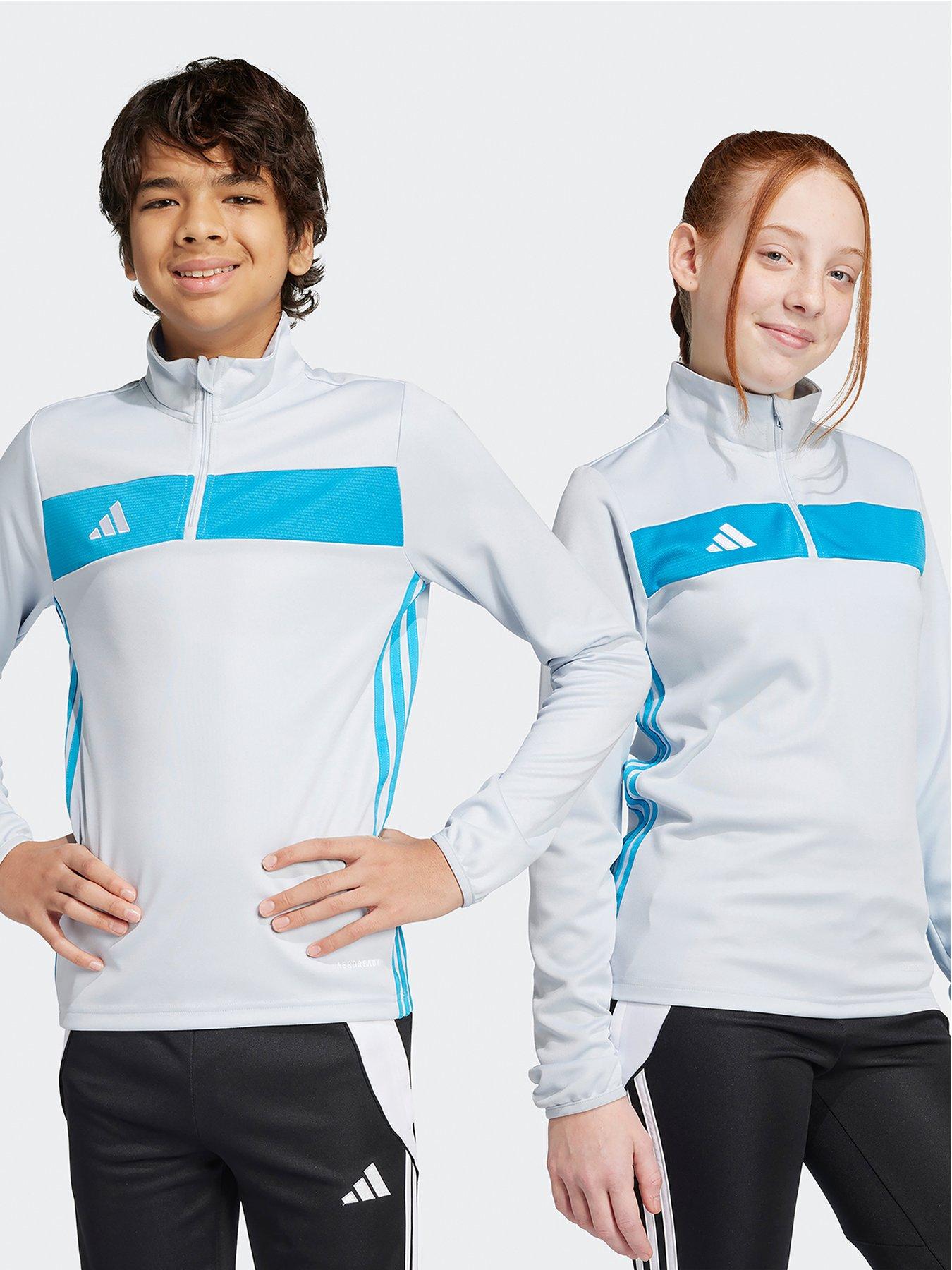 undefined Youth Tiro Essential Training Top -/Blue - Grey