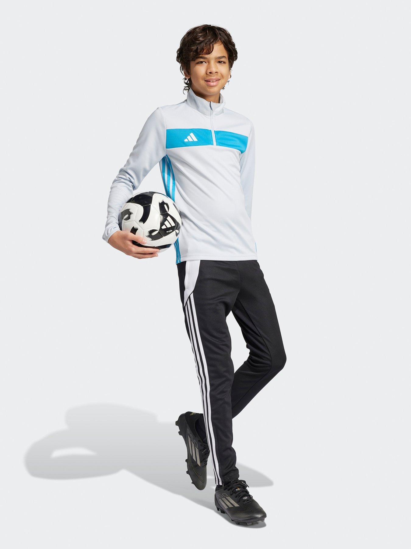 Image 2 of 5 of adidas Youth Tiro Essential Training Top -/Blue - Grey