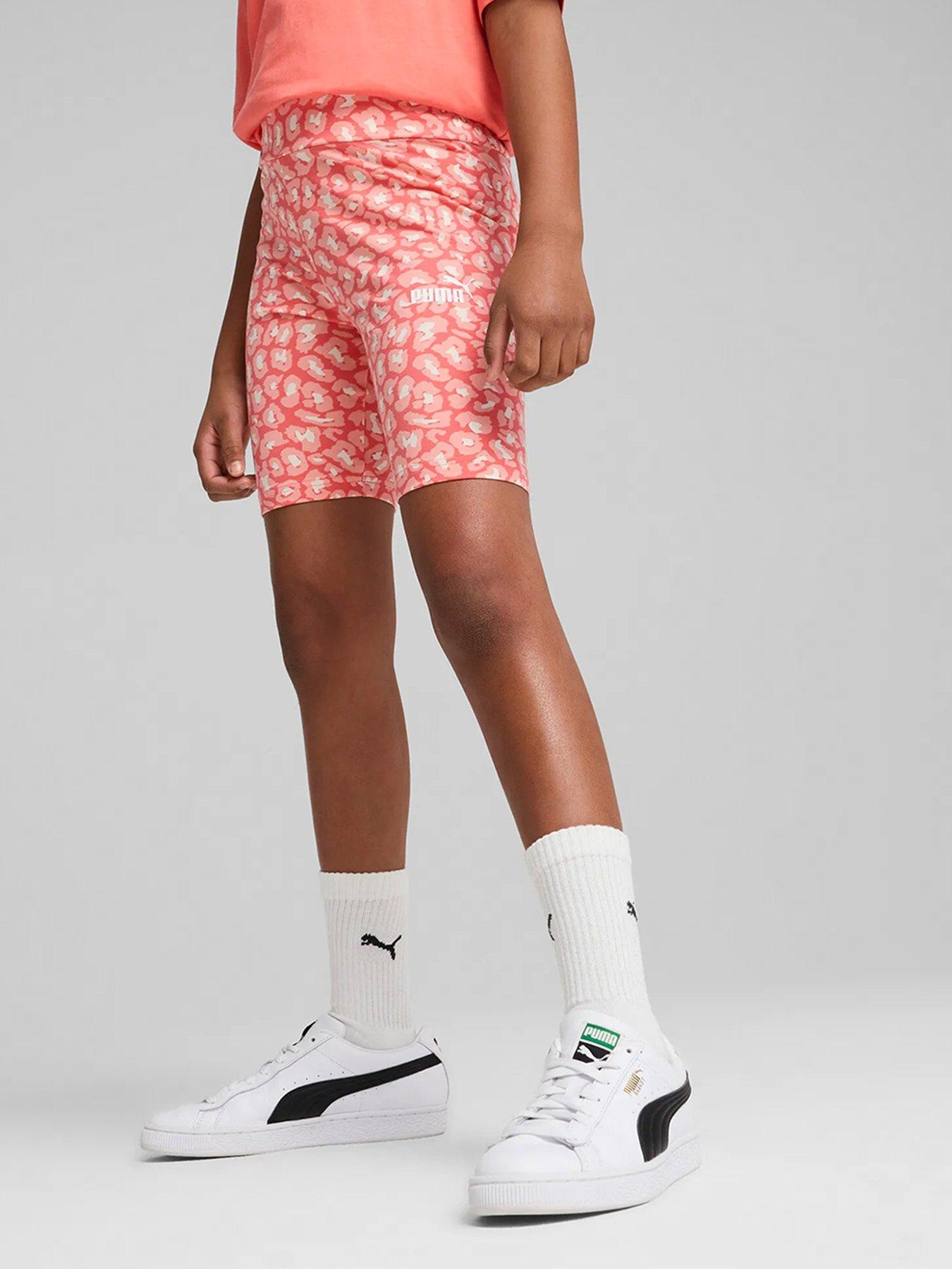 undefined Junior Girls Animal Print Shorts - Pink