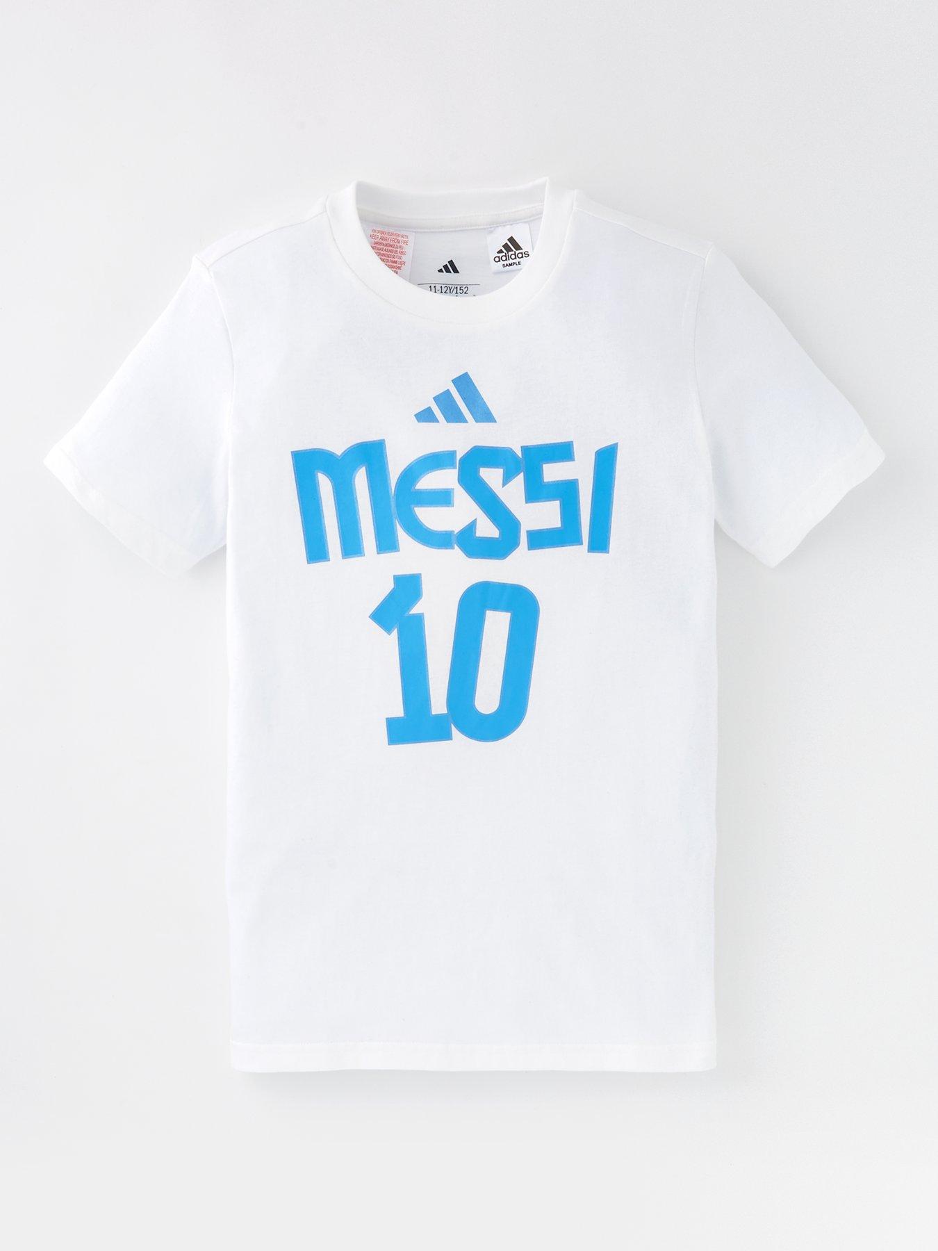 undefined Junior Messi Name And Number Tee -white