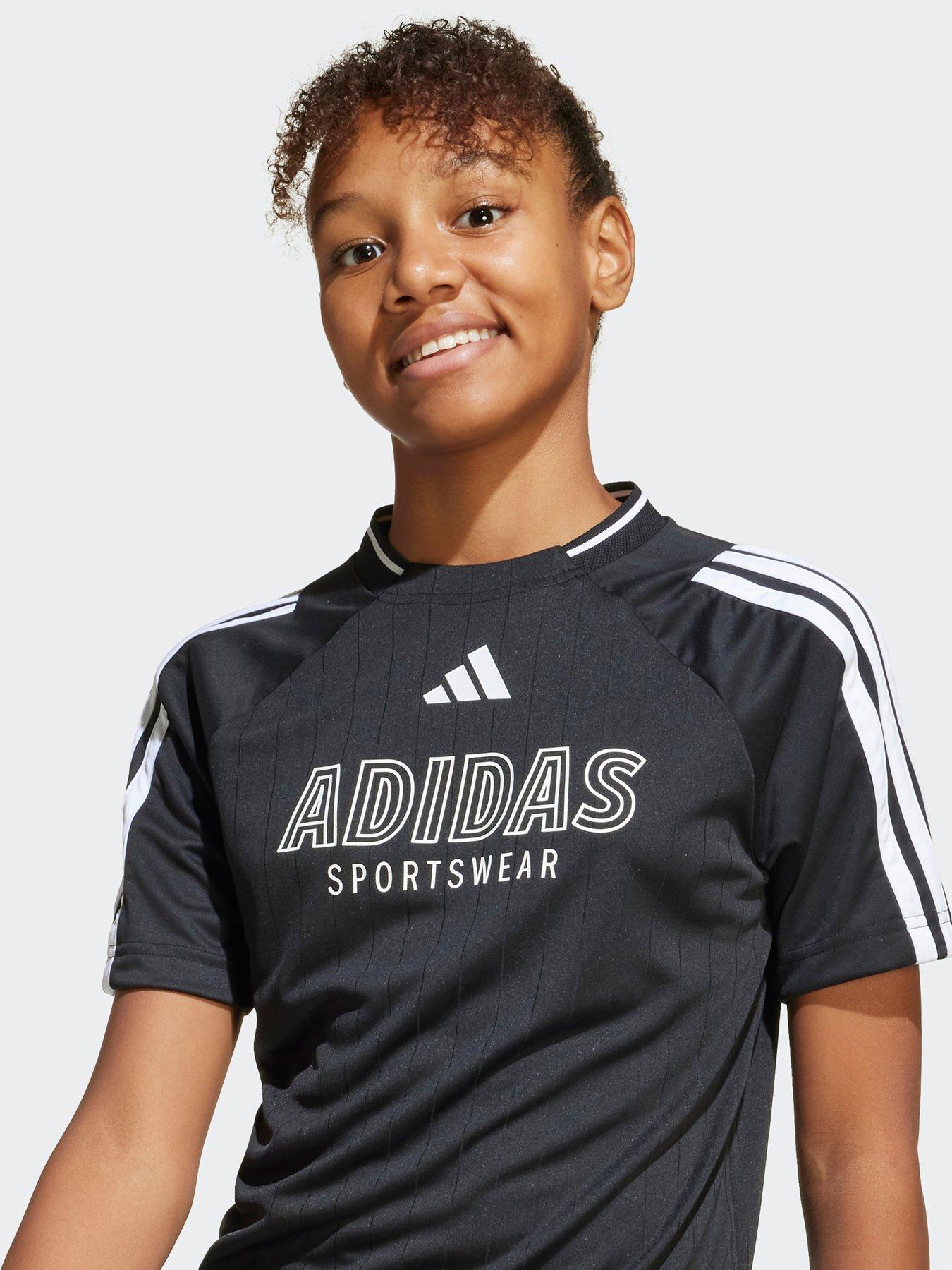 Image 4 of 5 of adidas Sportswear Junior Boys House of Tiro T-Shirt - Black
