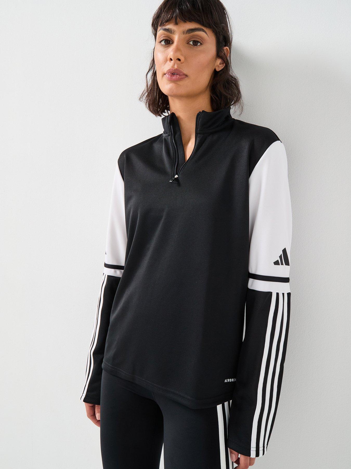 adidas Womens Football Squadra 25 Training 1/4 Zip Top - Black