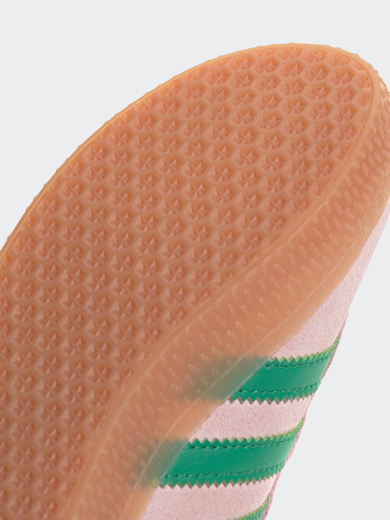 Image 6 of 8 of adidas Originals Kids Unisex Gazelle Comfort Closure Elastic Lace Shoes Kids - Pink