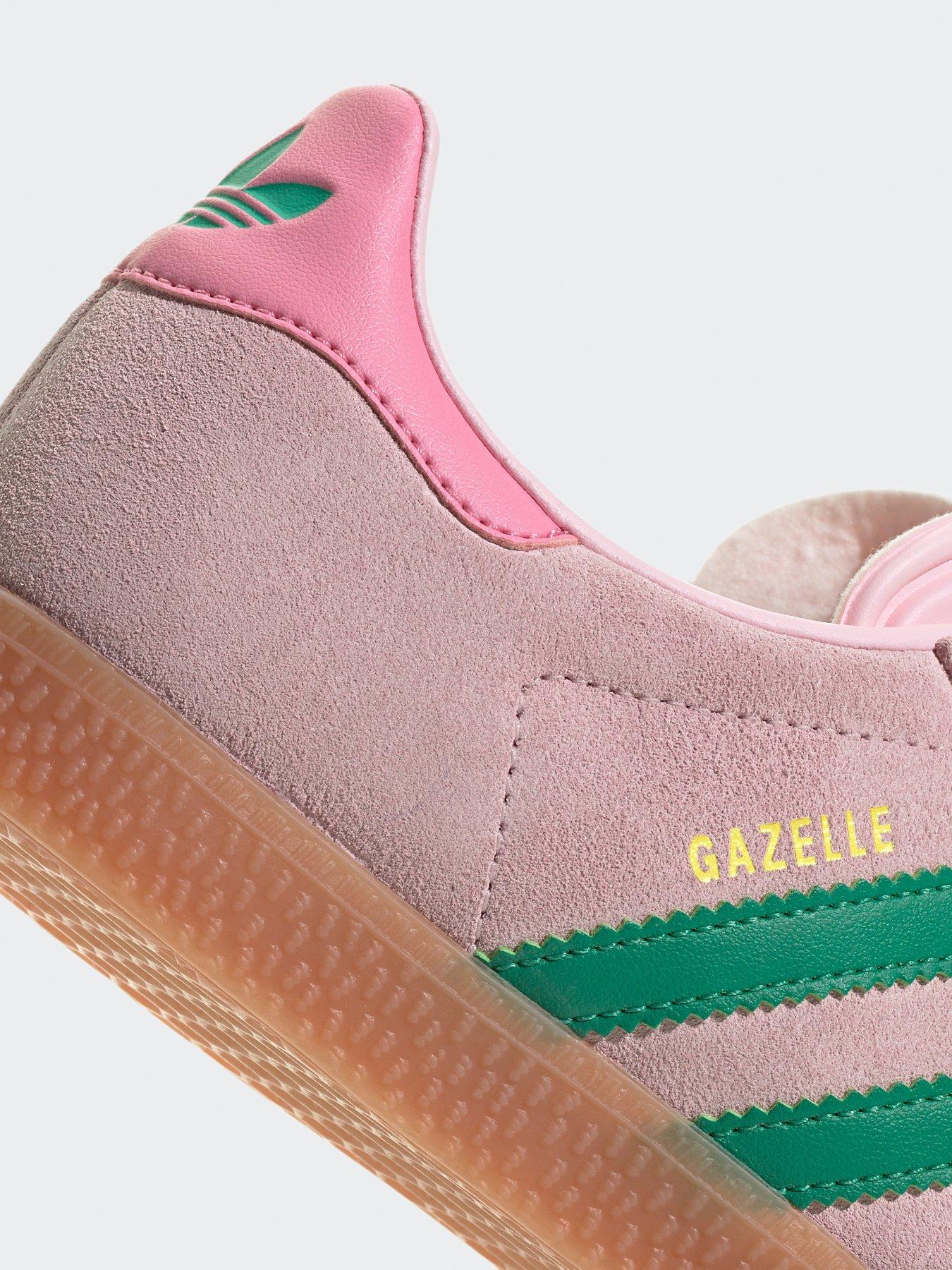 adidas Originals Junior Unisex Gazelle Shoes Kids Pink Very