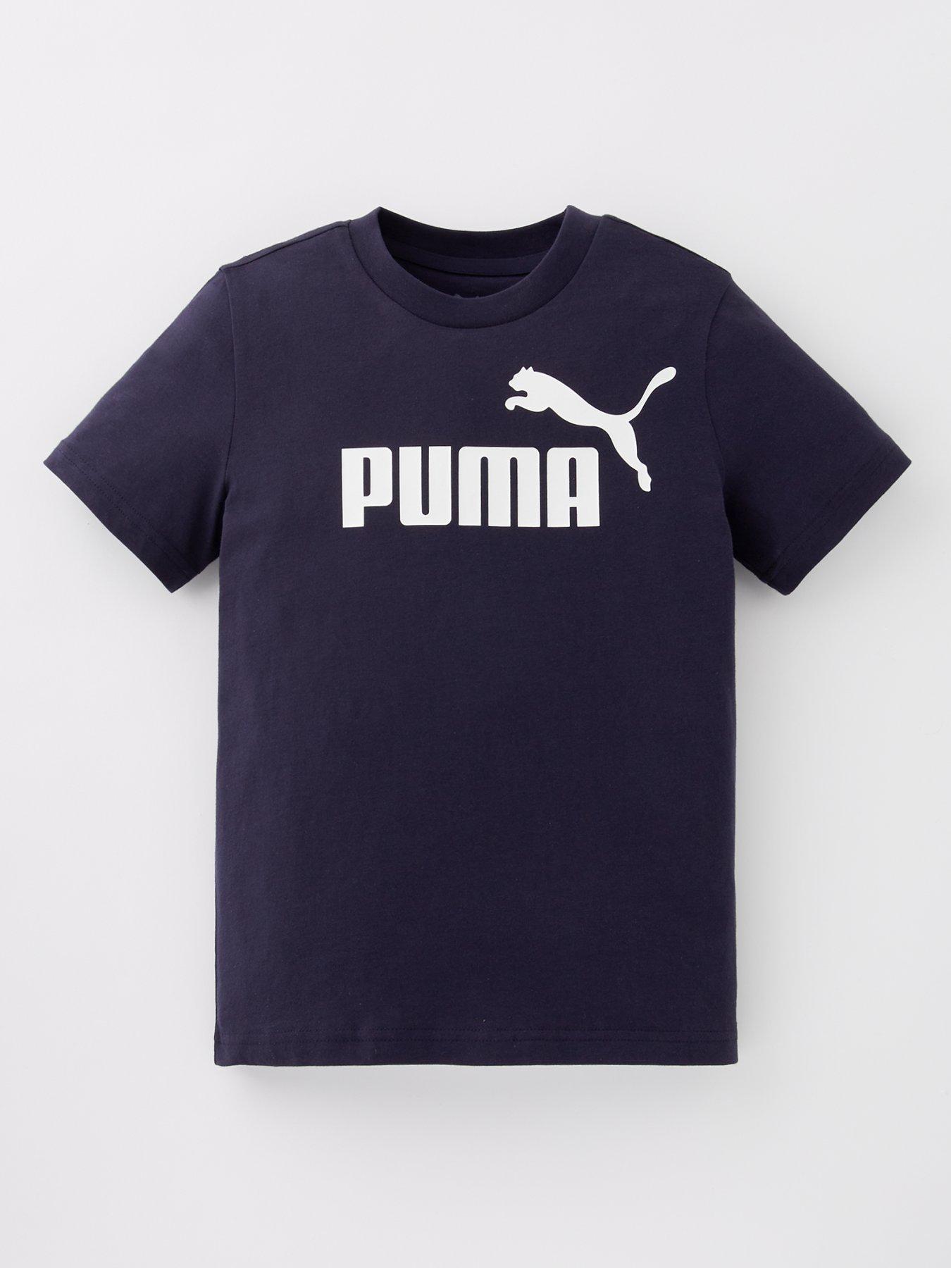 undefined Junior Unisex Logo T-shirt - Navy