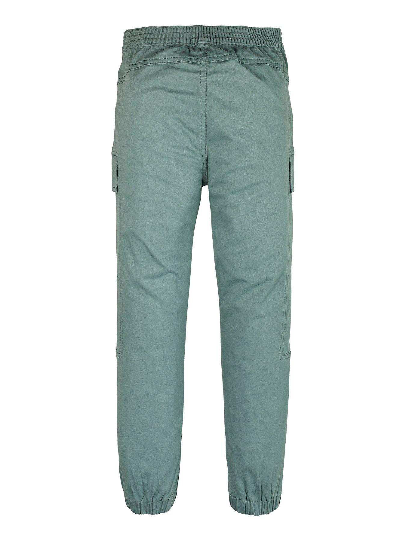 Image 5 of 5 of Calvin Klein Jeans Boys Essential Woven Cargo Pants - Green