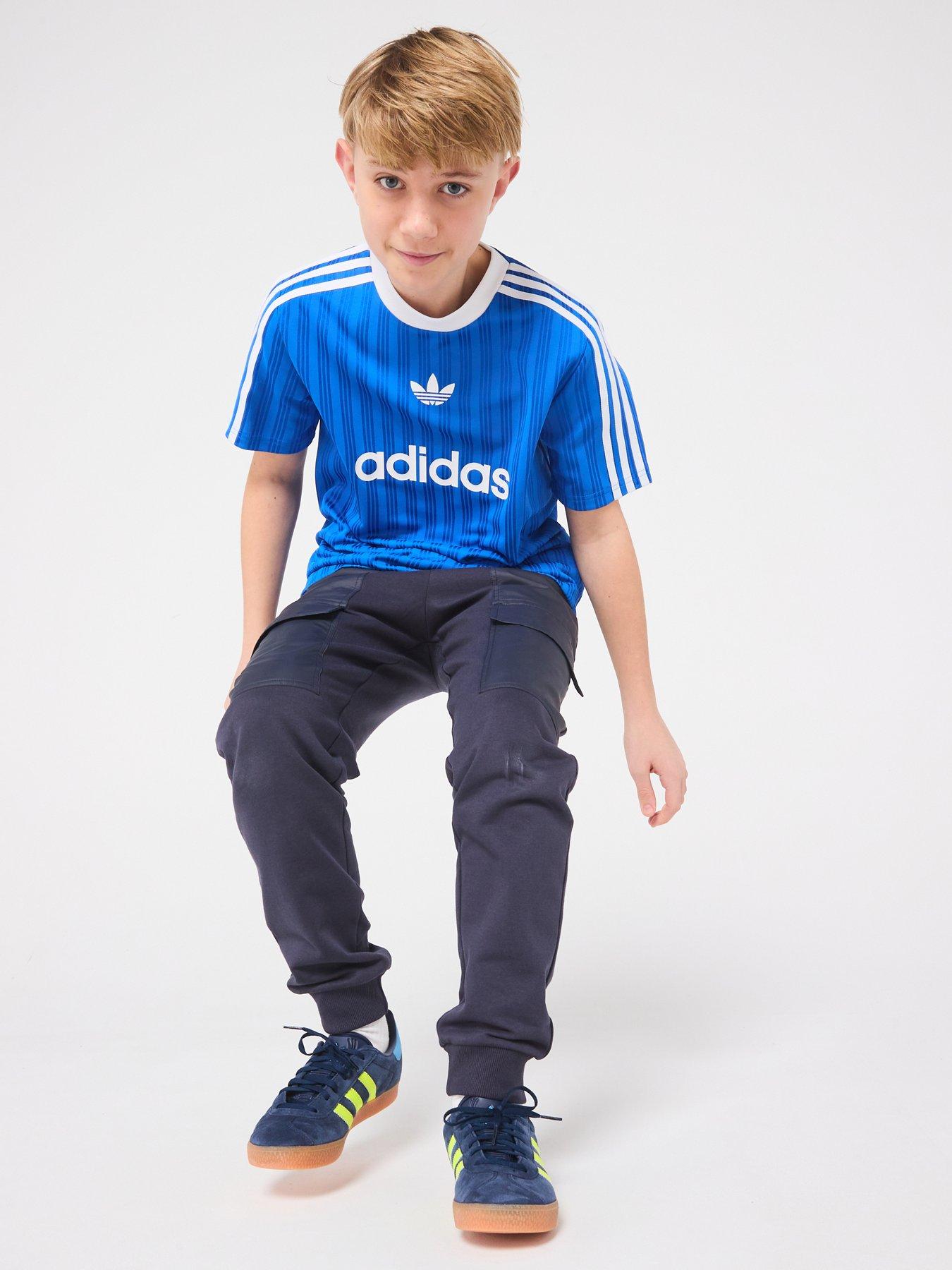 undefined Junior Boys Adicolor T-Shirt - Blue