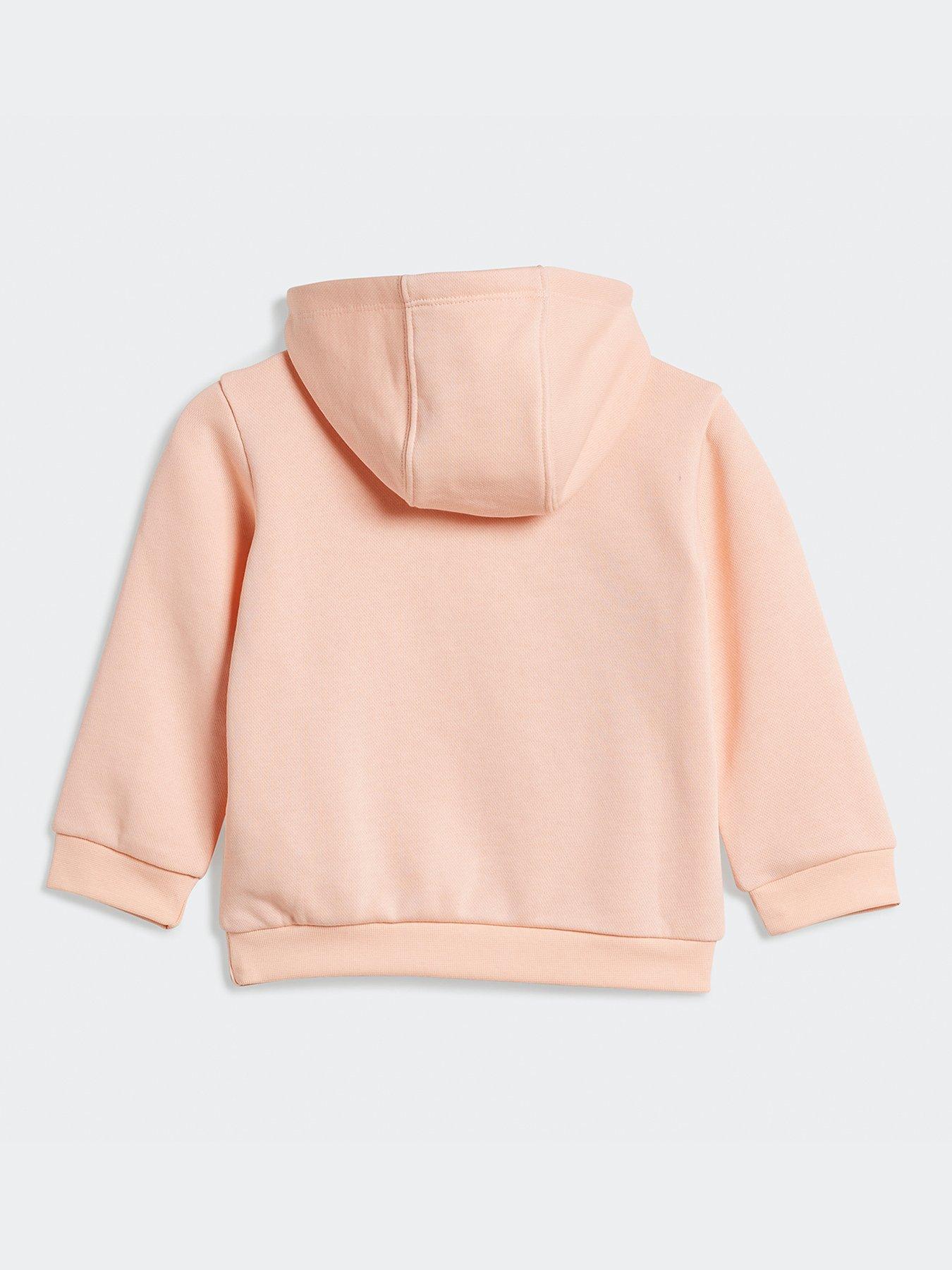 Image 2 of 5 of adidas Originals Infant Unisex Hoodie Set Big Logo Execution - Pink