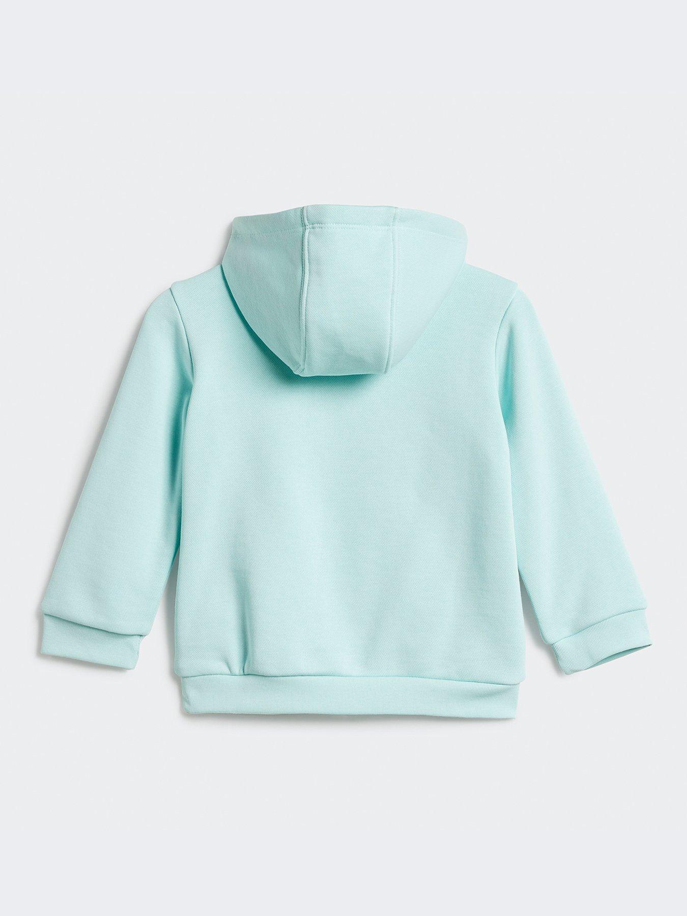 Image 2 of 5 of adidas Originals Infant Unisex Hoodie Set Big Logo Execution - Turquoise