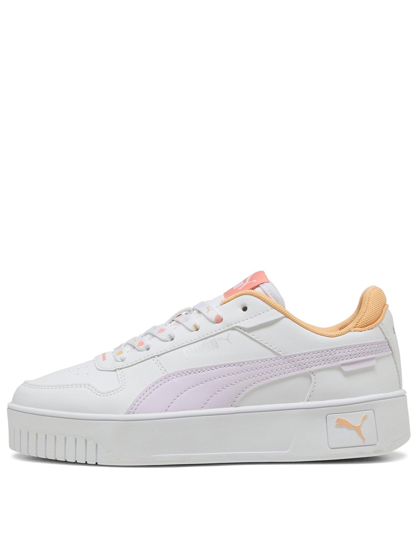 undefined Junior Unisex Carina Street Lacey - Puma White-Lilac Frost-Almost