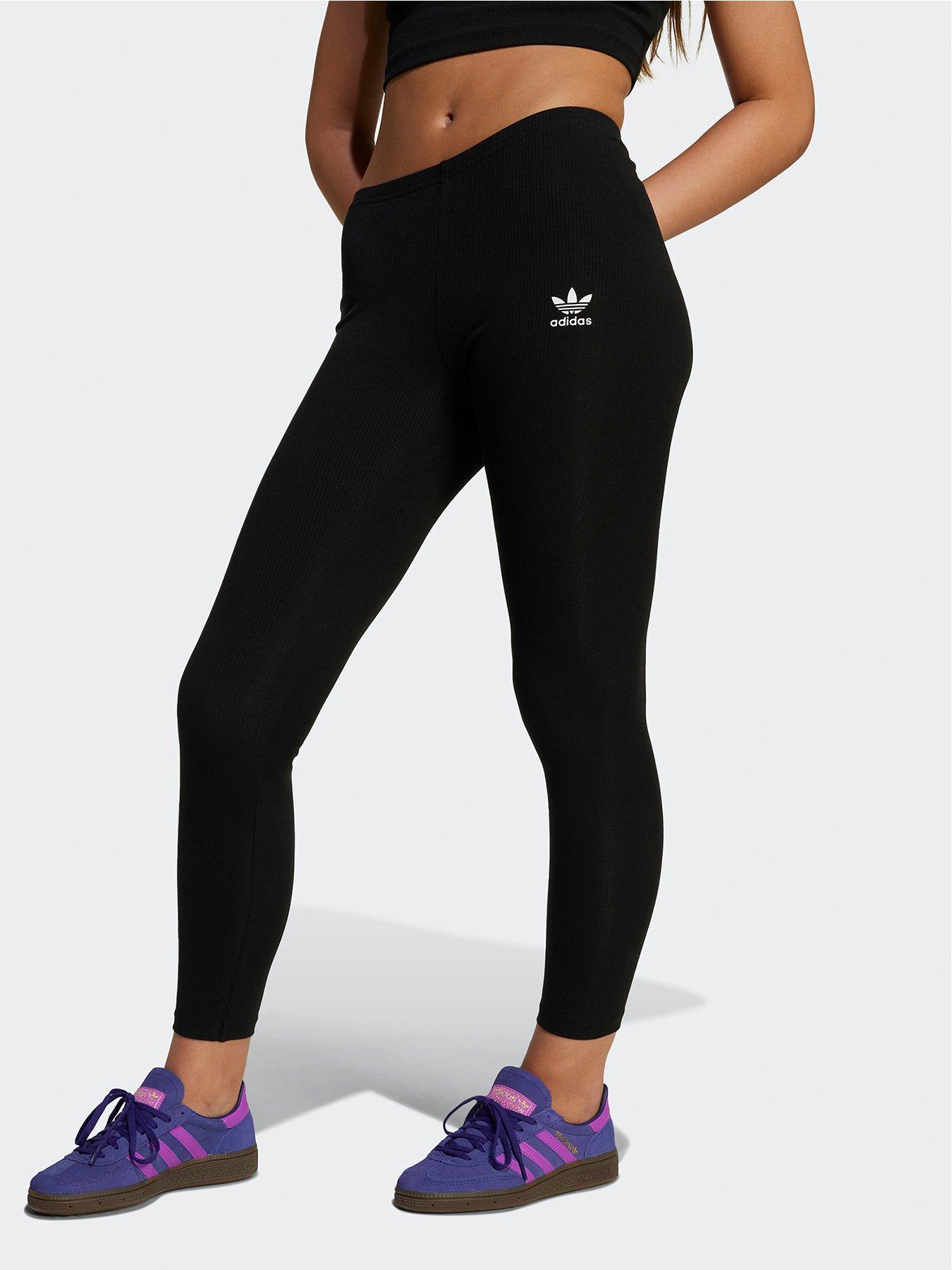 undefined Junior Girls Ribbed Leggings  - Black