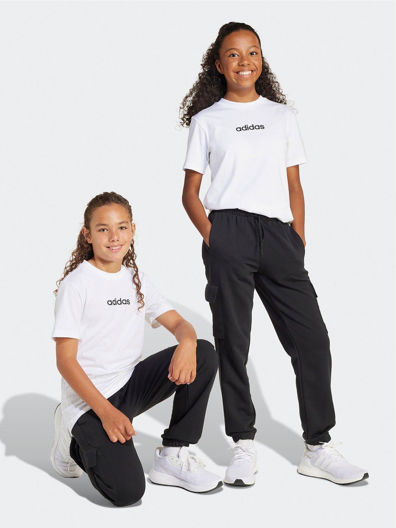 adidas Sportswear Junior Boys Essentials Cargo Joggers - Black