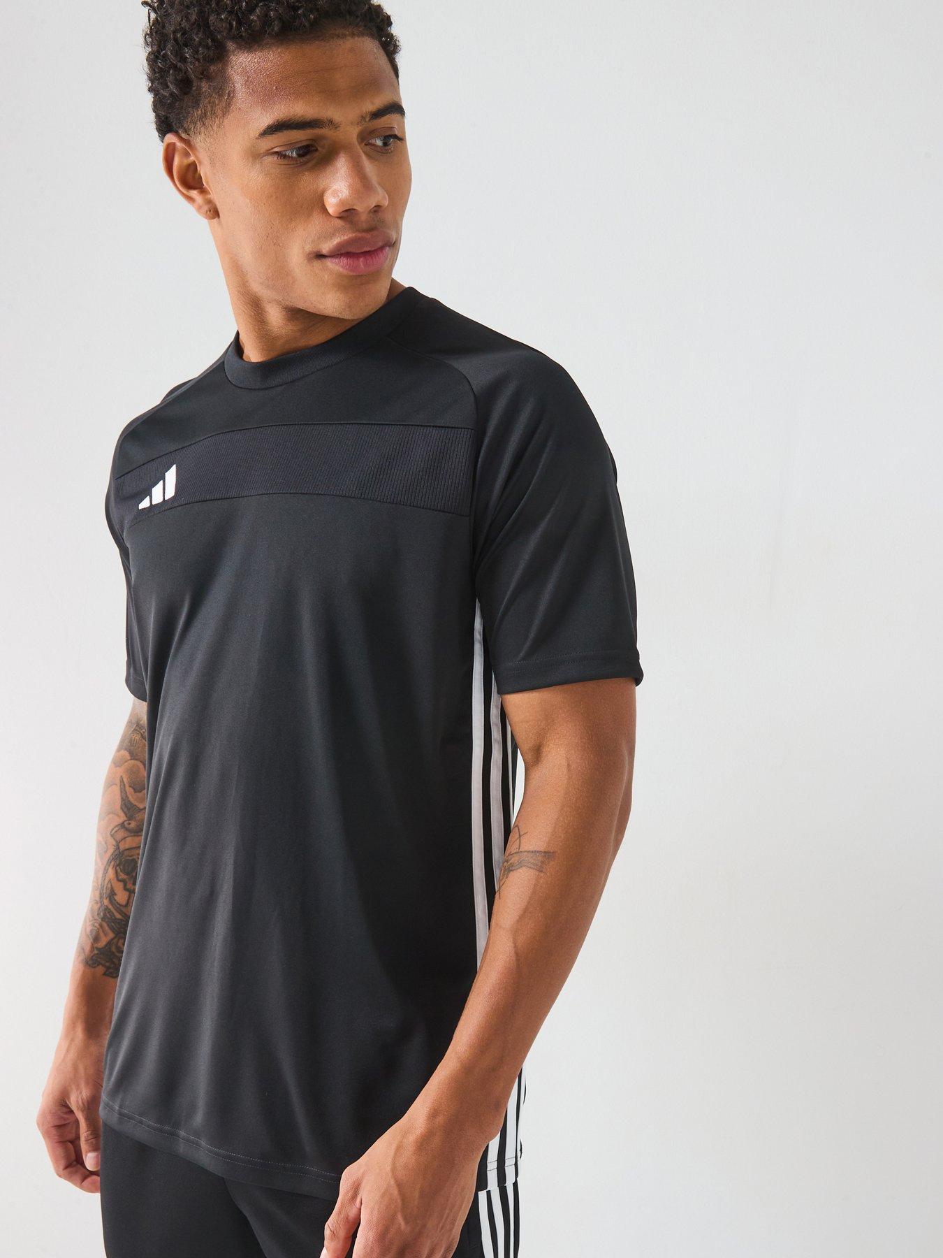 Image 1 of 6 of adidas Mens Tiro Essentials Tee - Black/white
