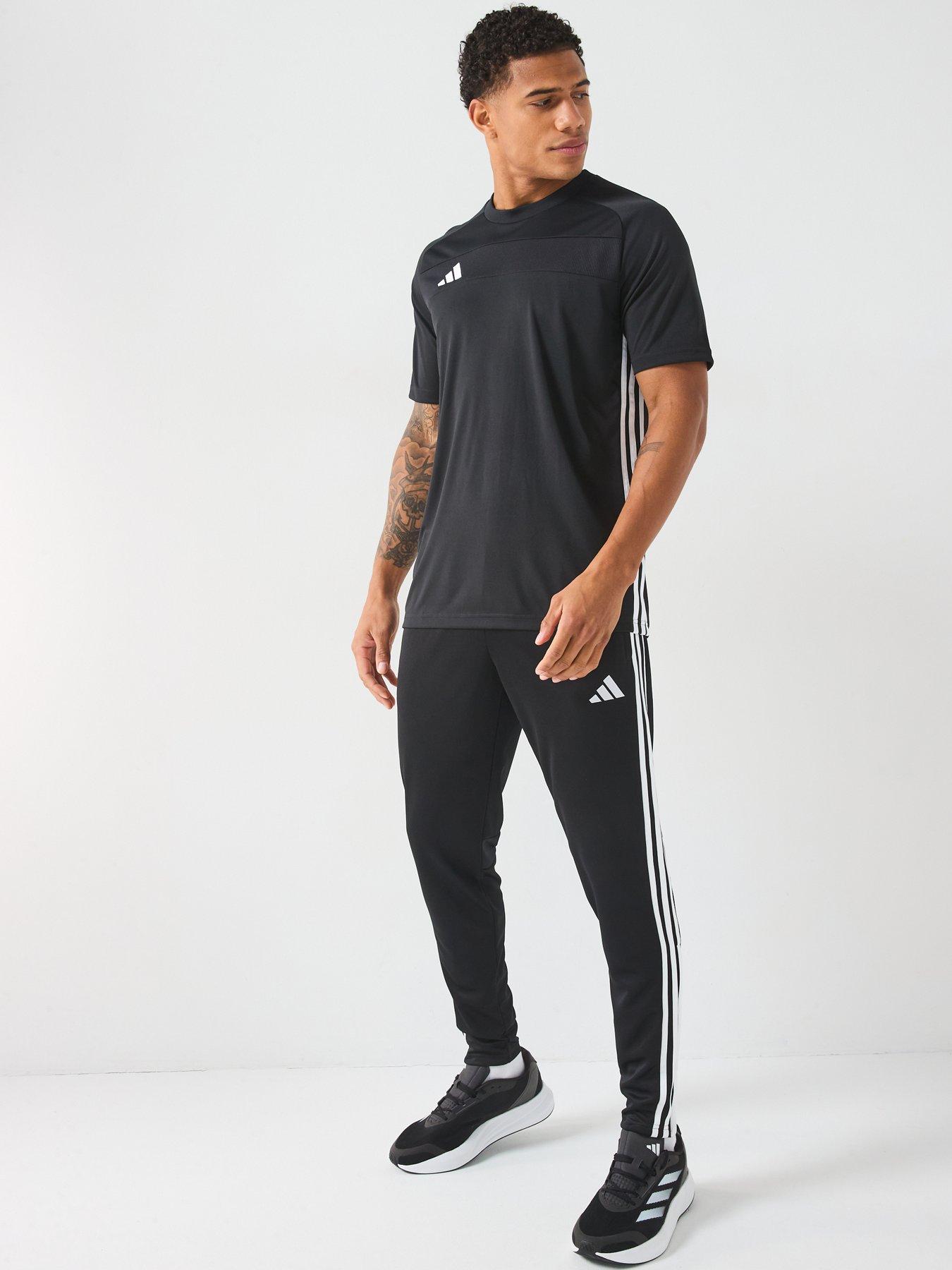 Image 3 of 6 of adidas Mens Tiro Essentials Tee - Black/white