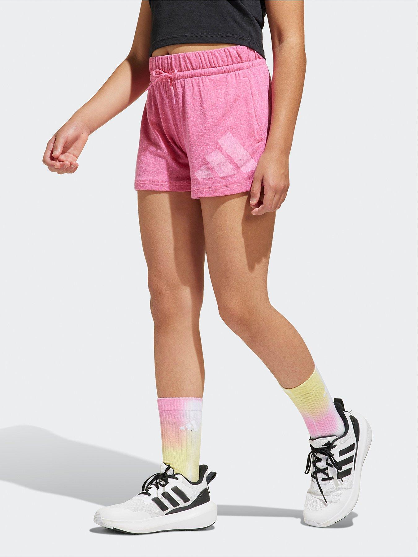 undefined Junior Girls Essentials Shorts  - Pink