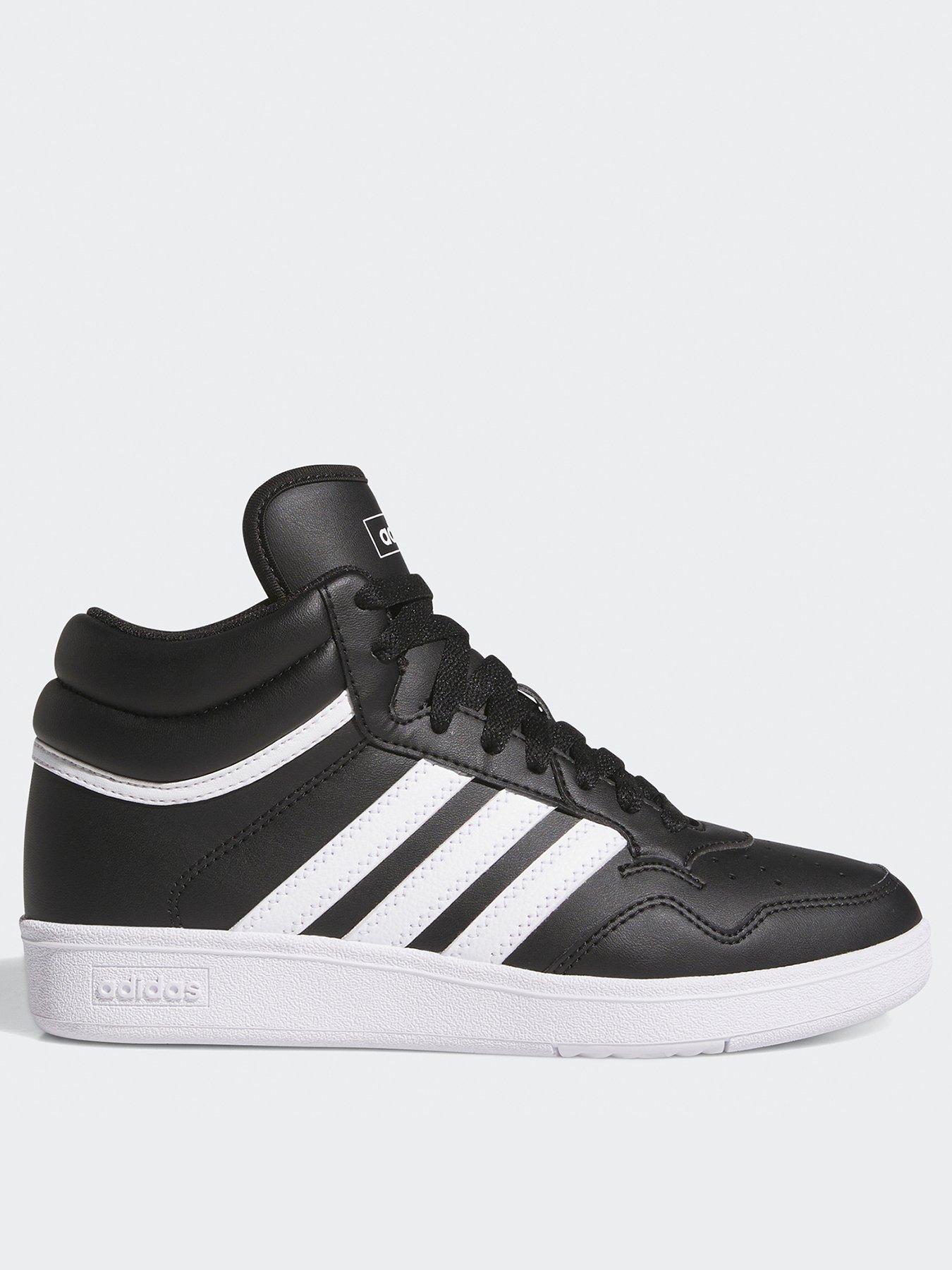 undefined Junior Unisex Hoops 4.0 Mid Shoes Kids - Black