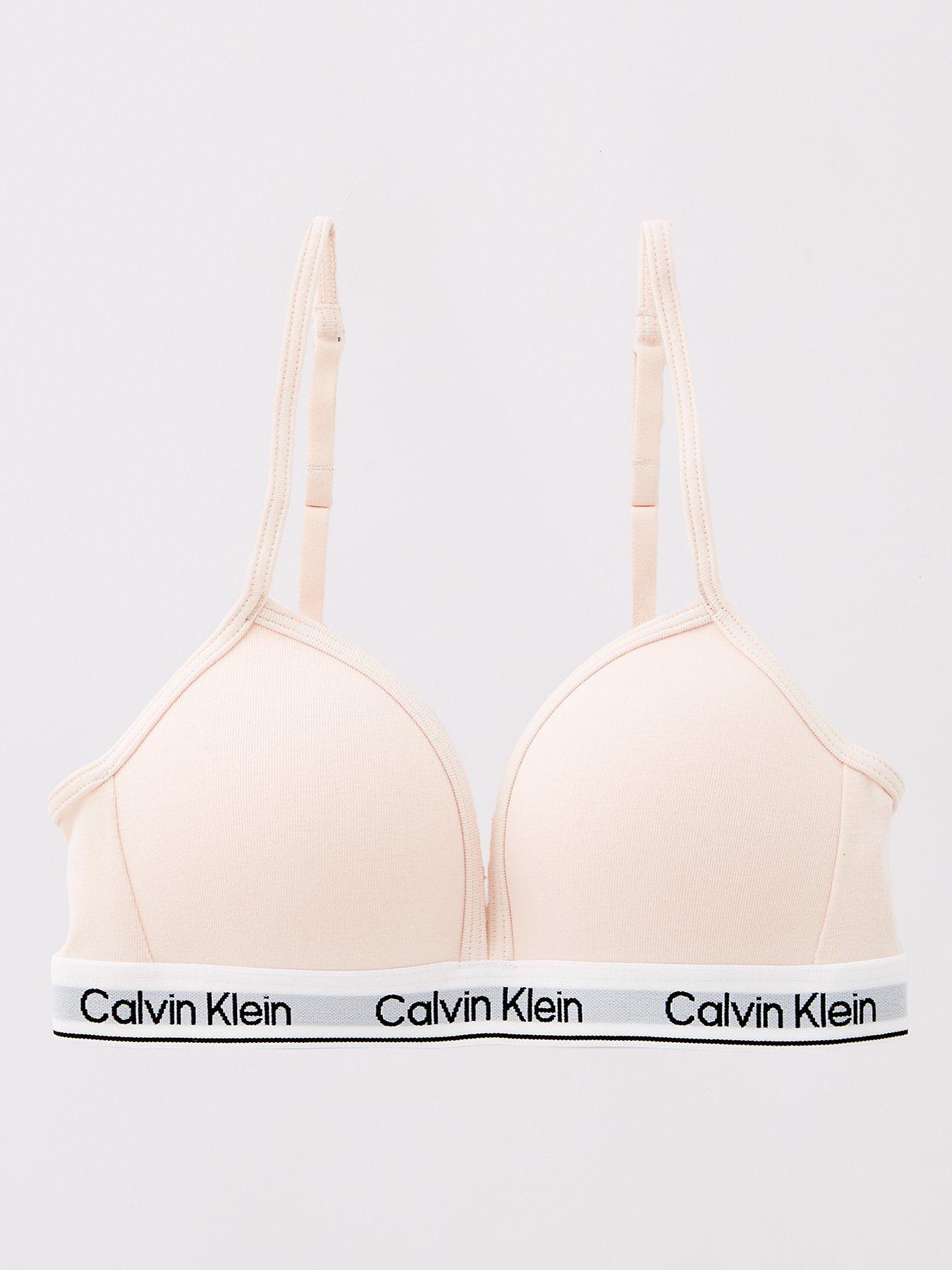 Image 2 of 5 of Calvin Klein Girls 2 Pack Triangle Bra - Multi