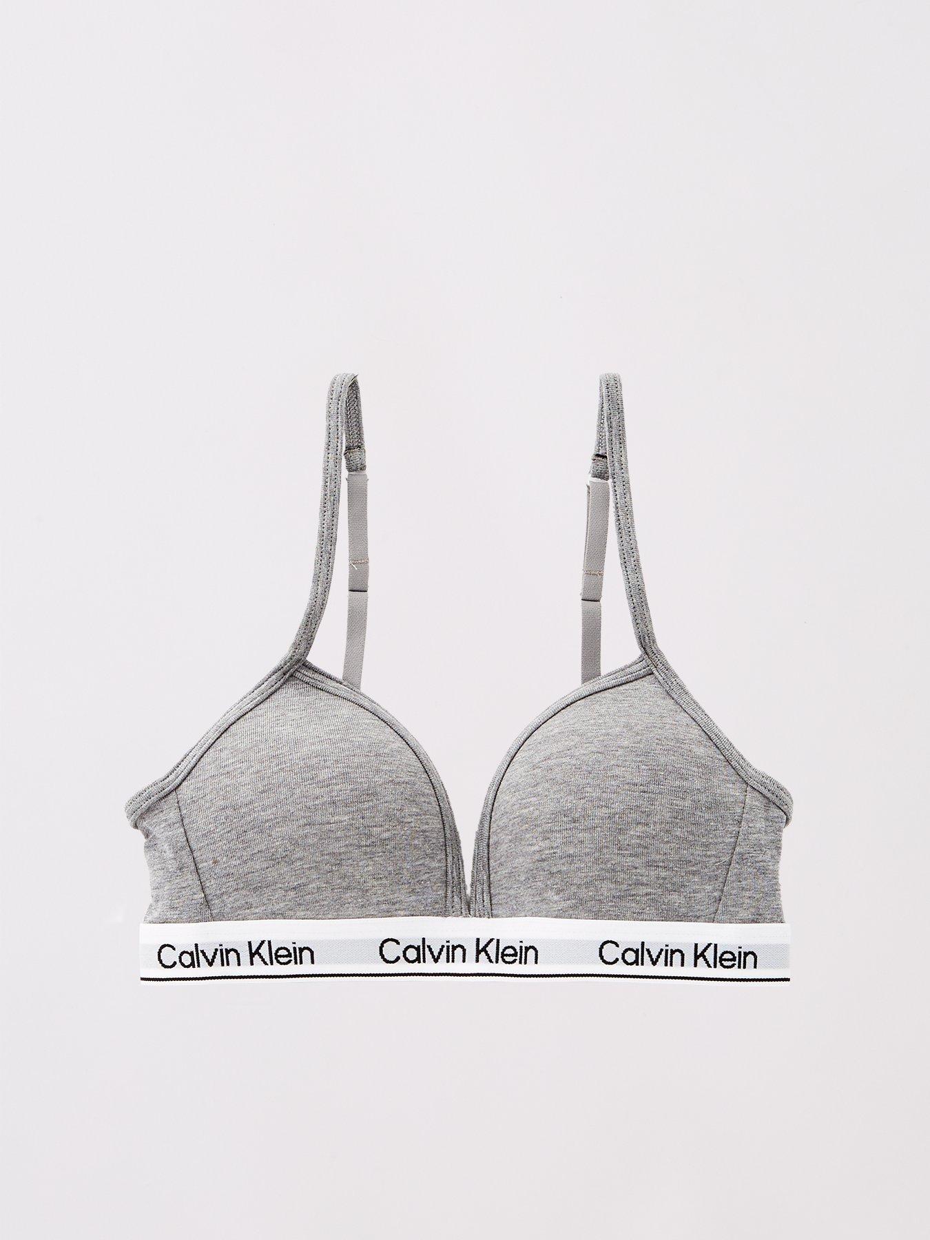 Image 4 of 5 of Calvin Klein Girls 2 Pack Triangle Bra - Multi