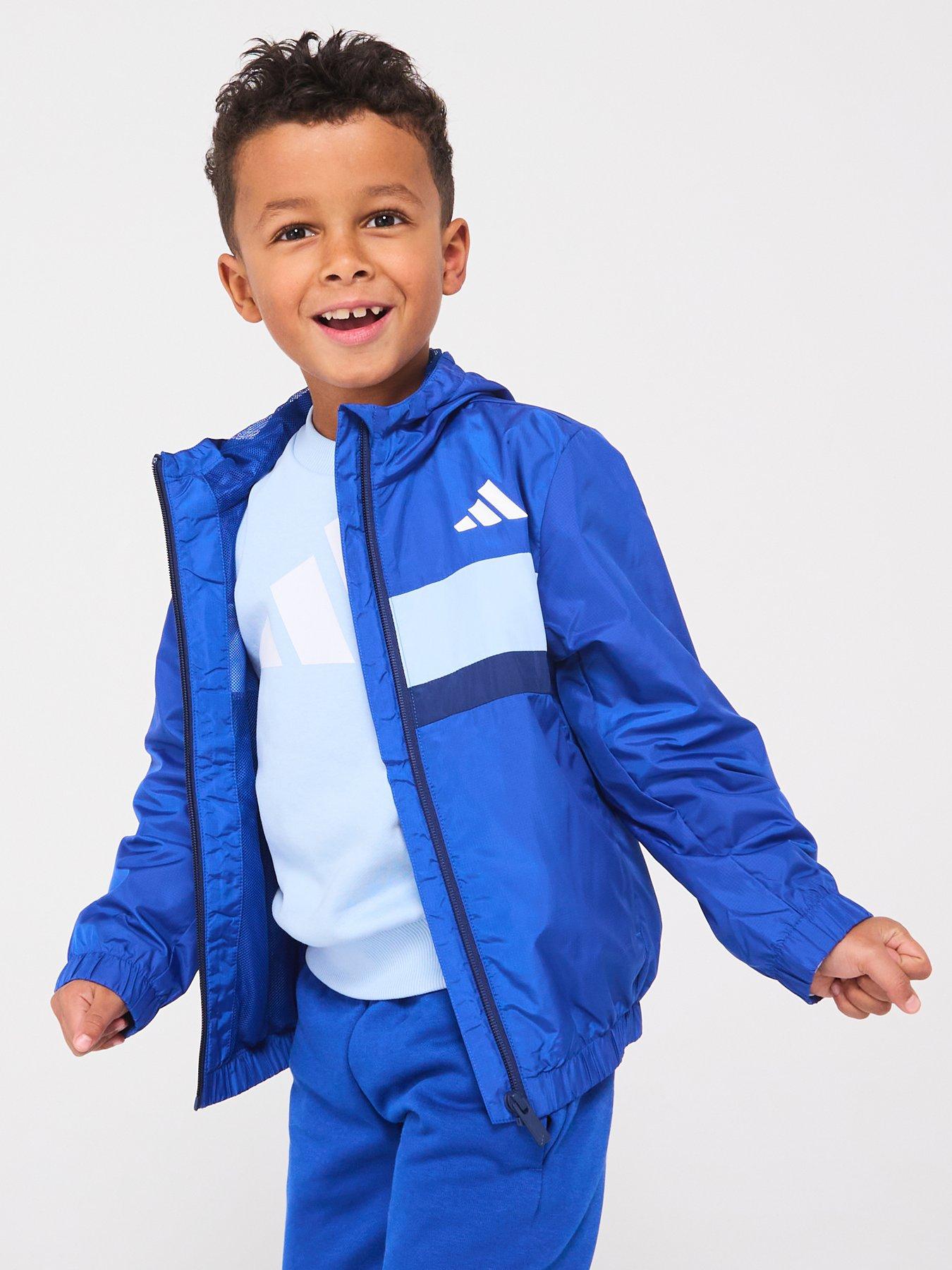 undefined Kids Unisex Tiberio Windbreaker  - Blue