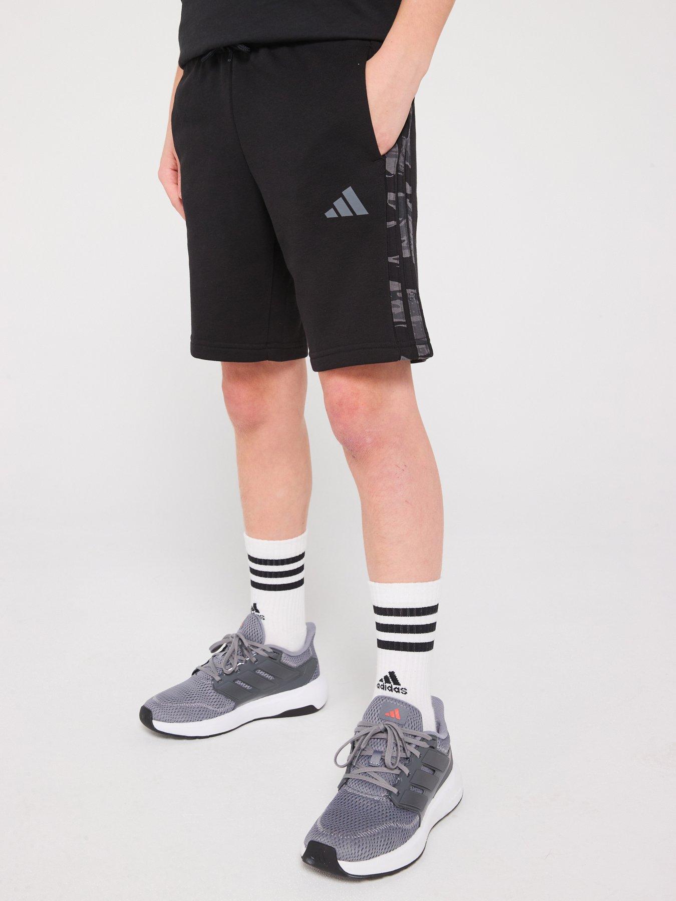 undefined Junior Boys Seasonal Essentials Camo Shorts - Black