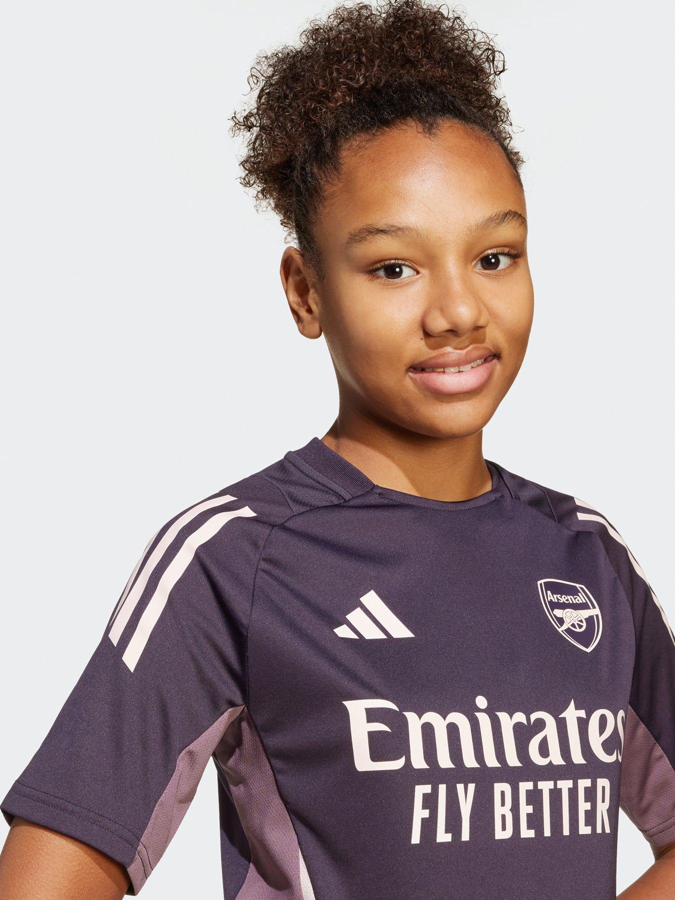 Image 4 of 5 of adidas Arsenal Youth Training Tee -purple