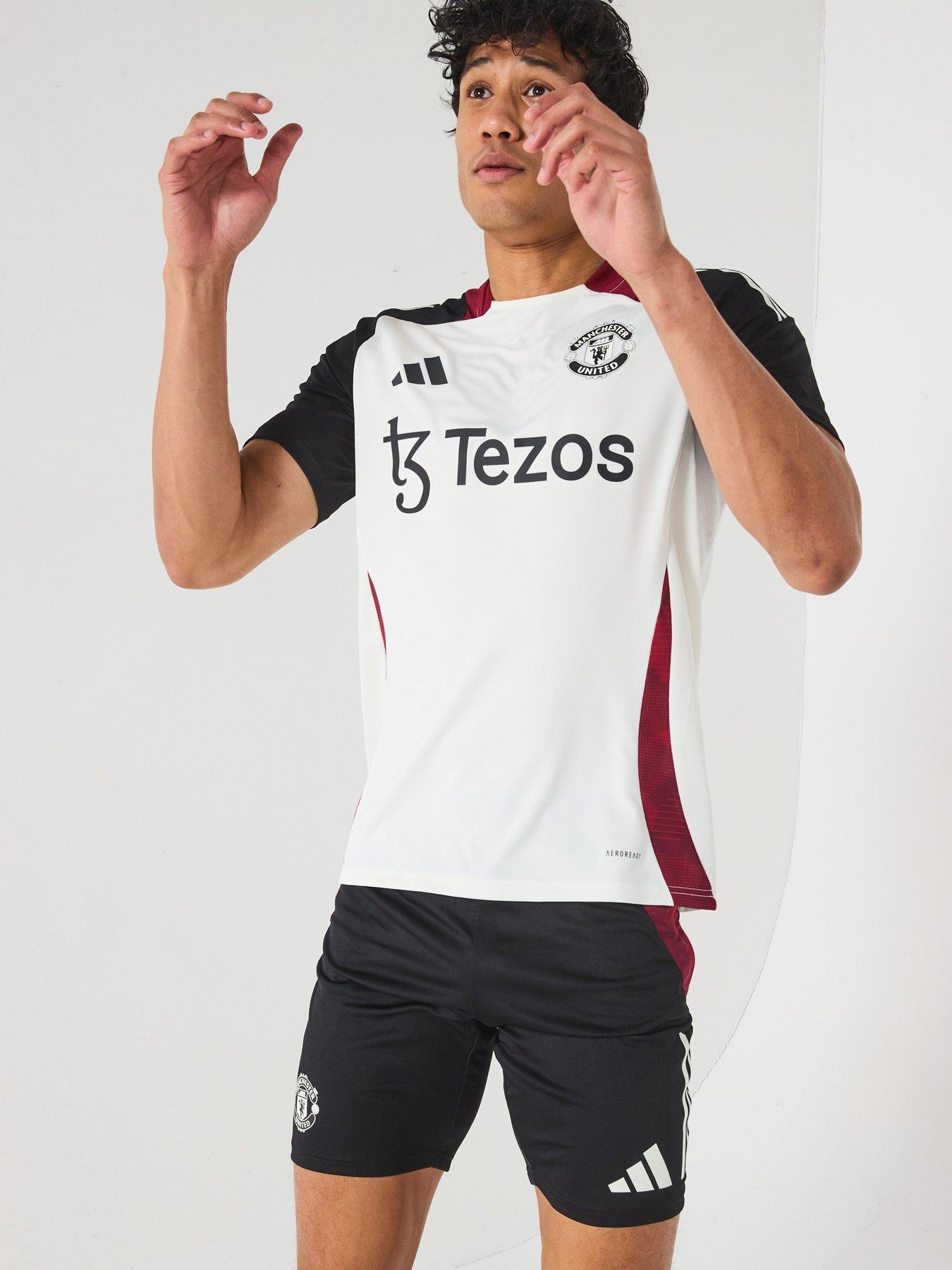 undefined Mens Manchester United Training Tee - White