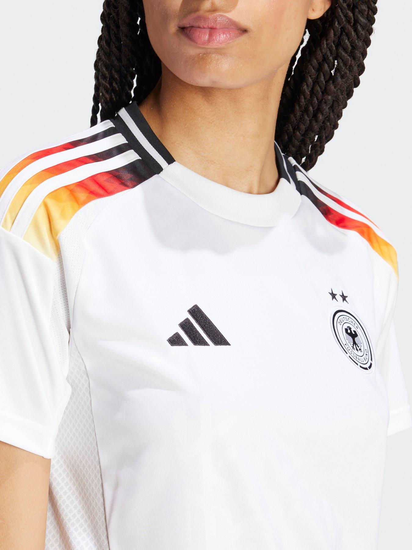 adidas Womens Germany 2025 Home Shirt - White | Very