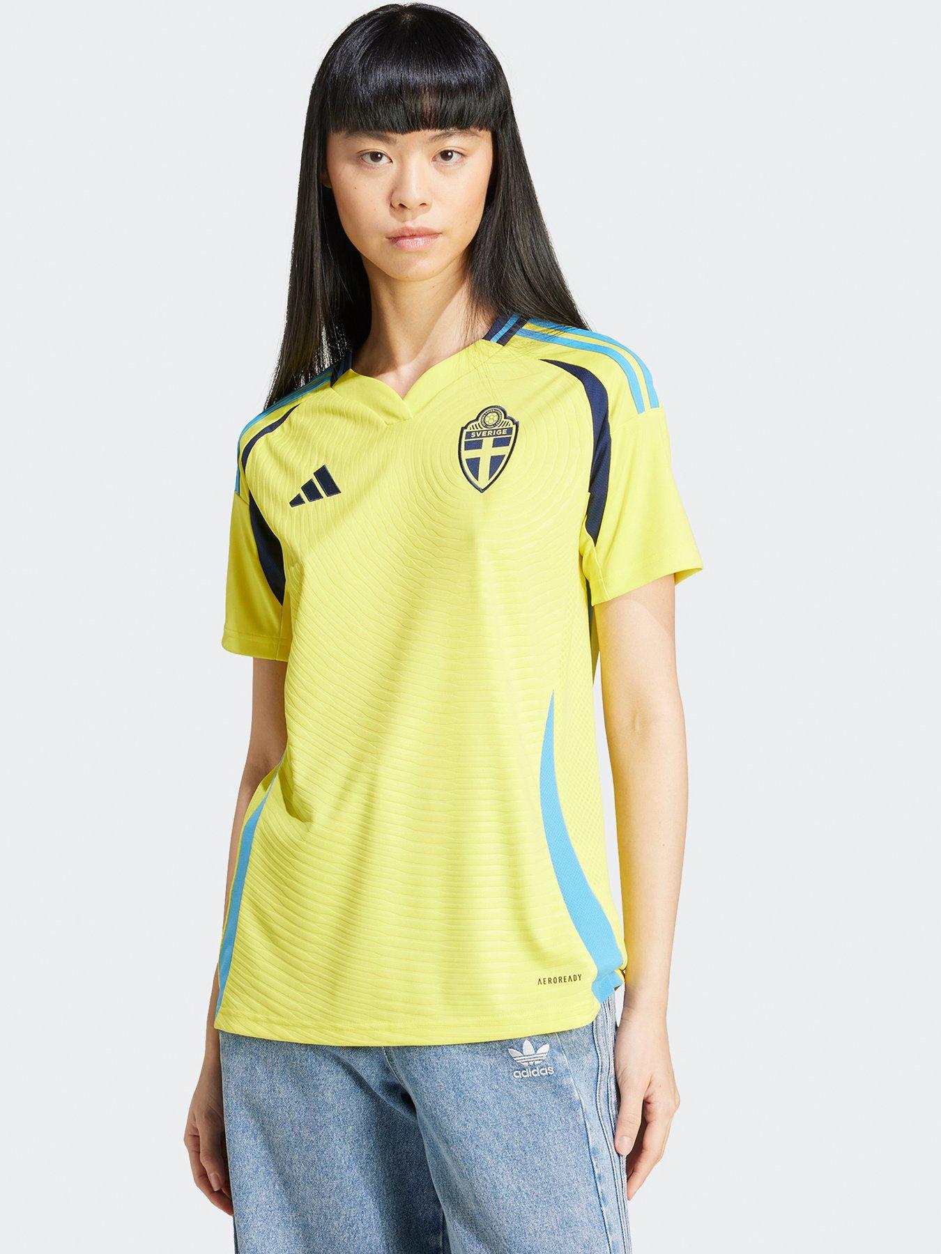 adidas Womens Sweden 2025 Home Shirt - Yellow
