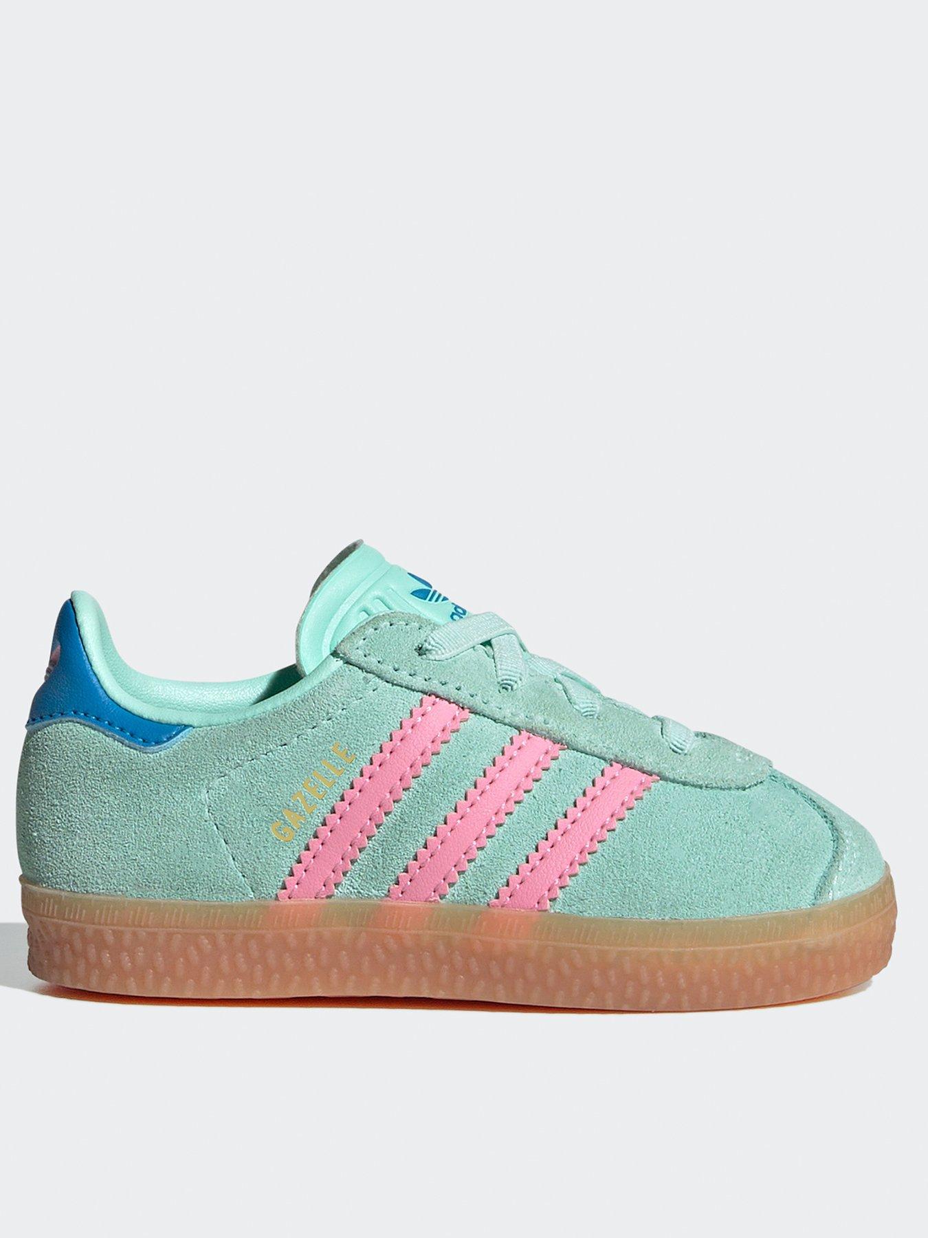undefined Infant Unisex Gazelle Comfort Closure Elastic Laces Shoes Kids - Green
