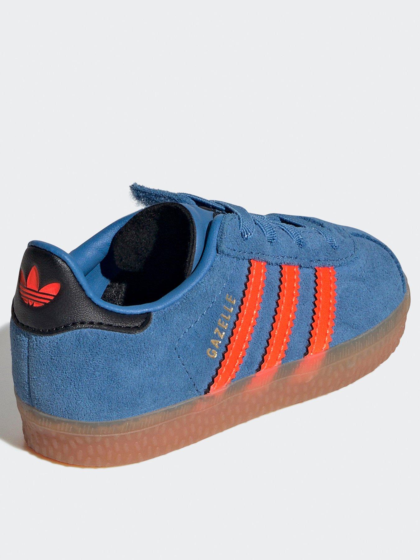 Image 3 of 8 of adidas Originals Infant Unisex Gazelle Comfort Closure Elastic Laces Shoes Kids - Blue