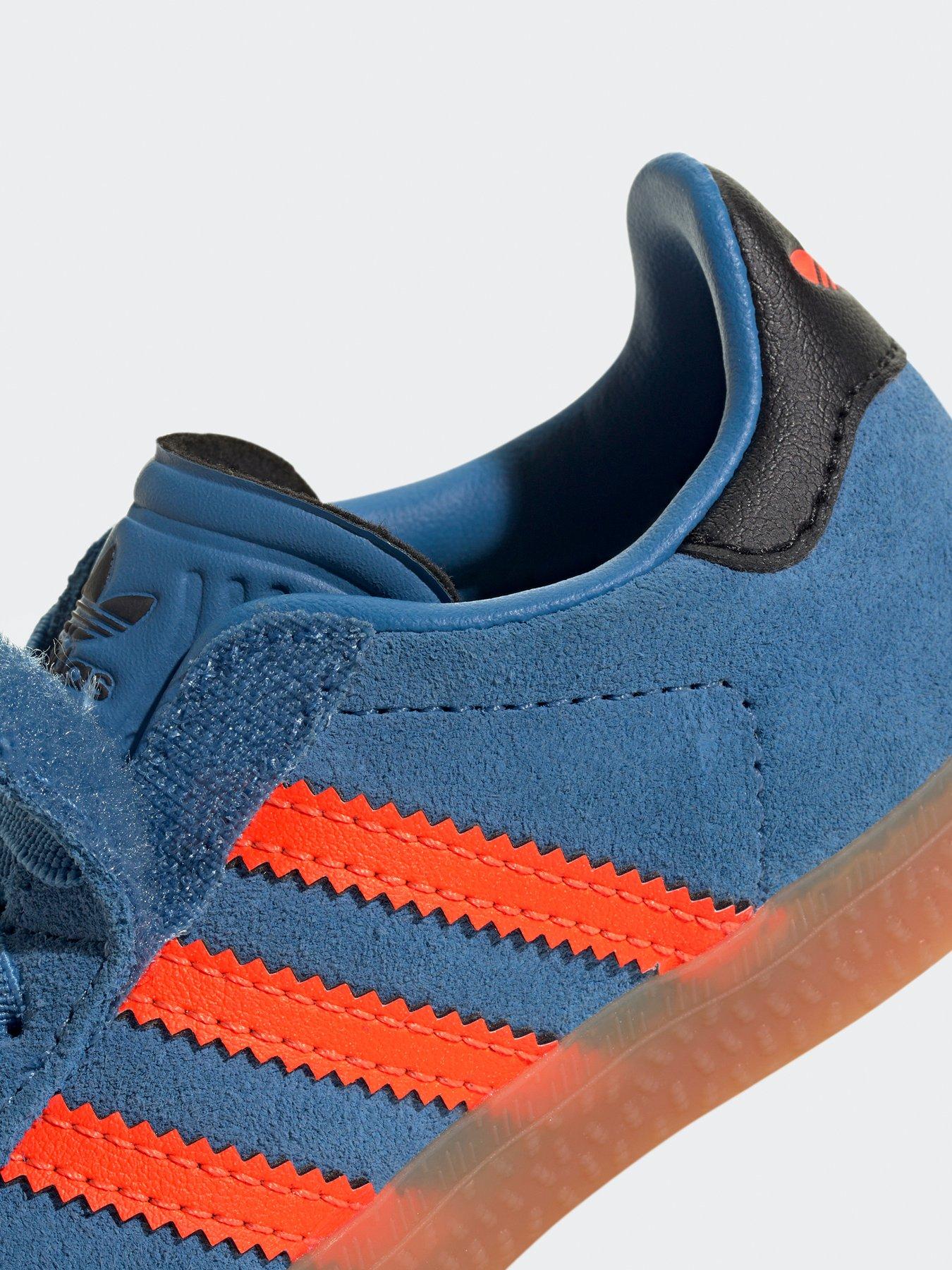 Image 7 of 8 of adidas Originals Infant Unisex Gazelle Comfort Closure Elastic Laces Shoes Kids - Blue