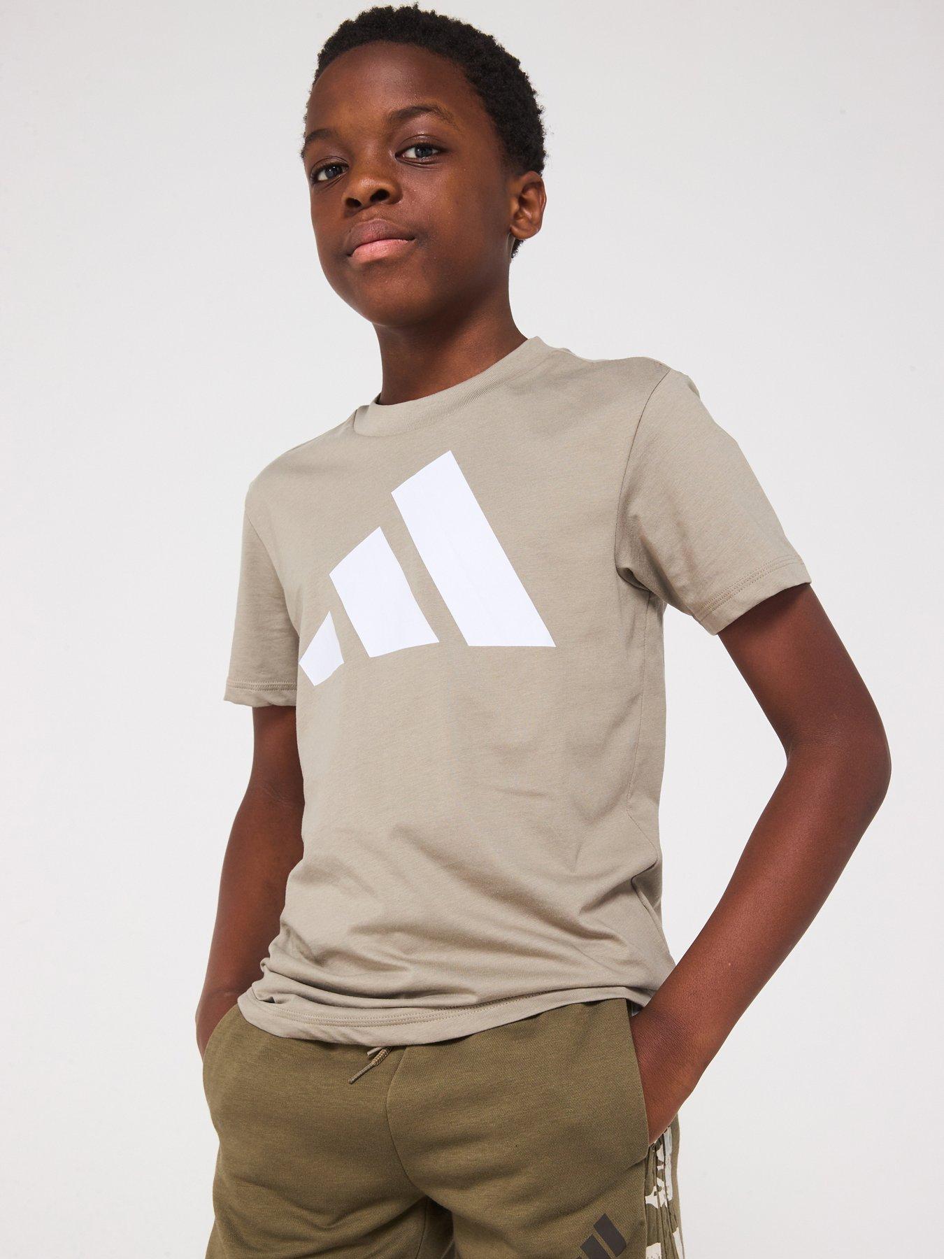 undefined Junior Unisex Essentials T-Shirt Kids - Beige