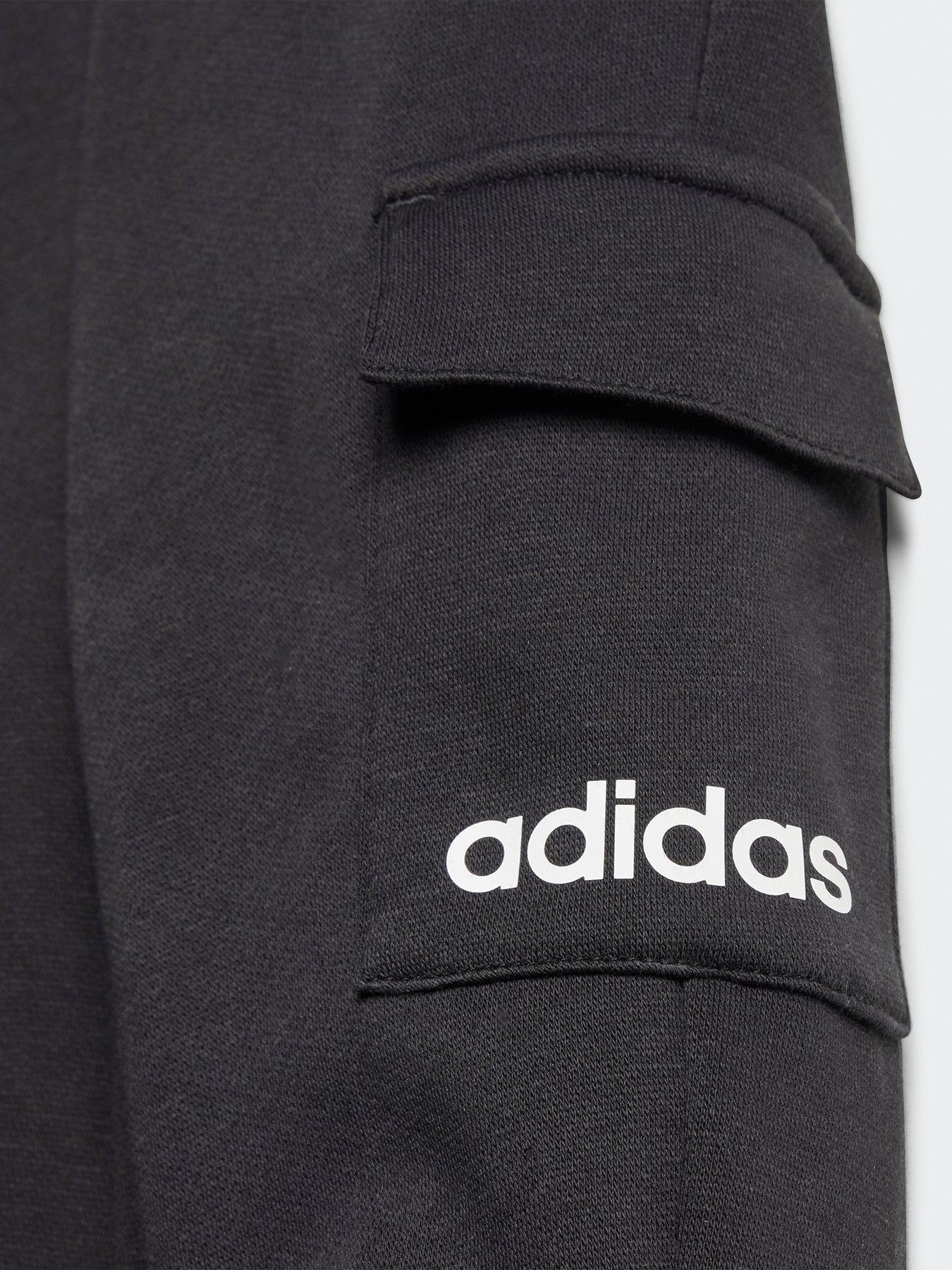 adidas Sportswear Infant Unisex Essentials Crew And Joggers Set Kids ...