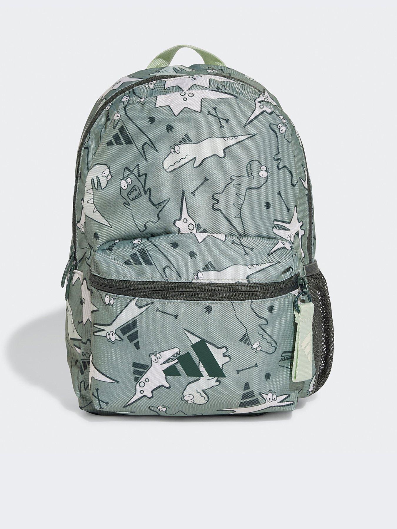 adidas Kids Unisex Adiraptor Backpack Green Legend Ivy