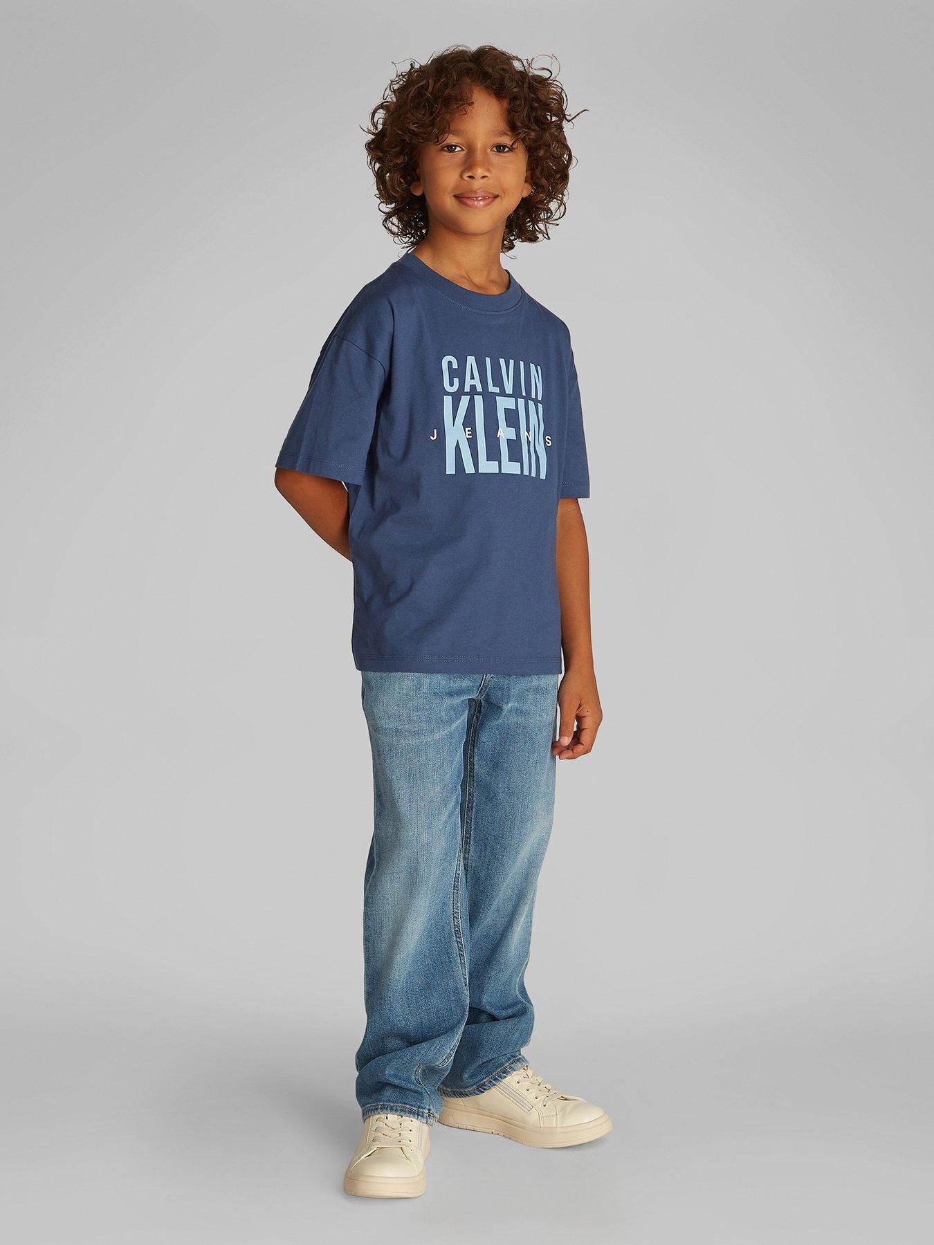 undefined Boys Bold Graphic Short Sleeve T-Shirt - Navy