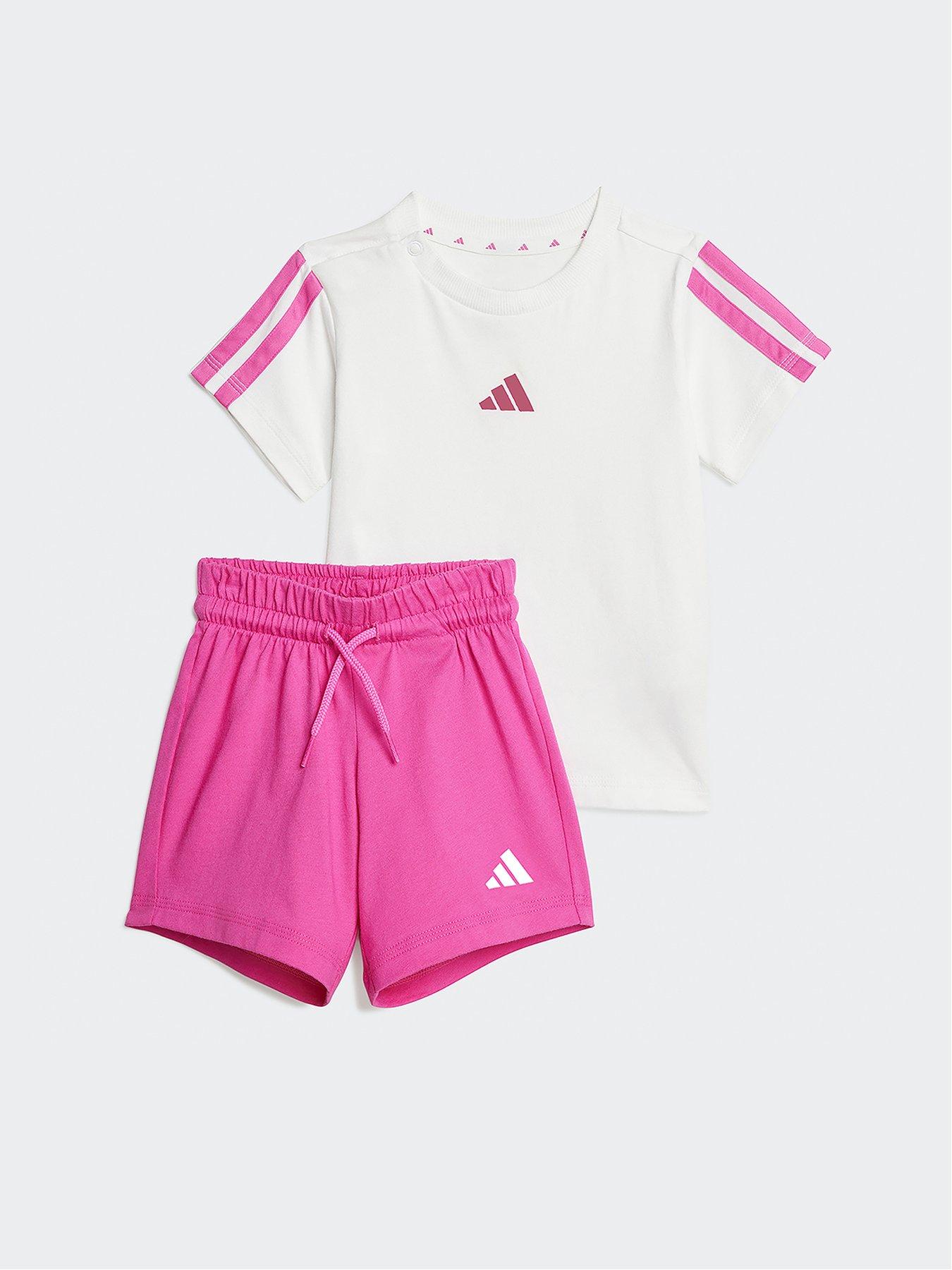 Image of adidas Sportswear Infant Unisex Essentials Tee Set Kids - White