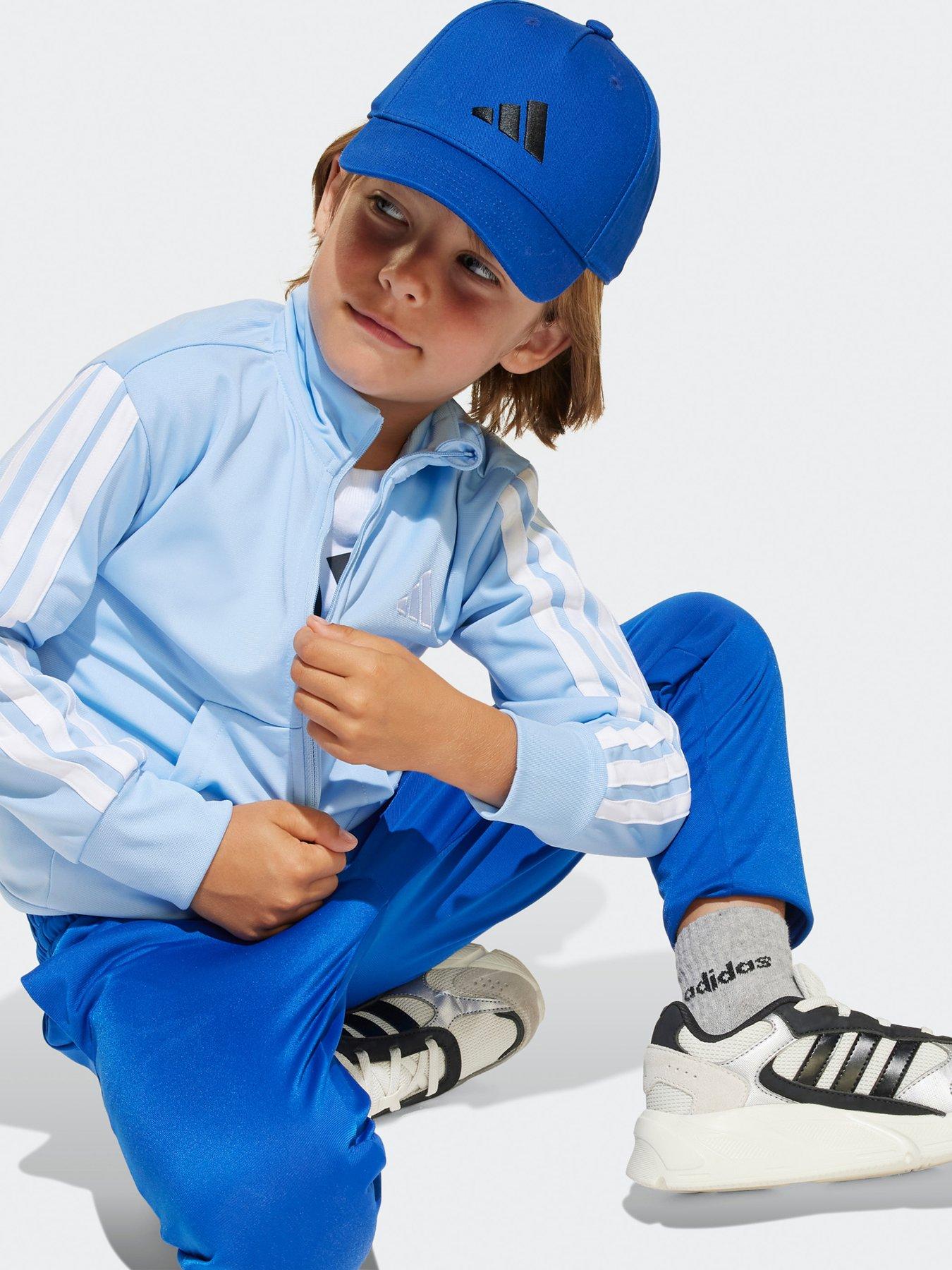 Image 5 of 5 of adidas Sportswear Kids Unisex Essentials Climacool Track Suit  - Blue