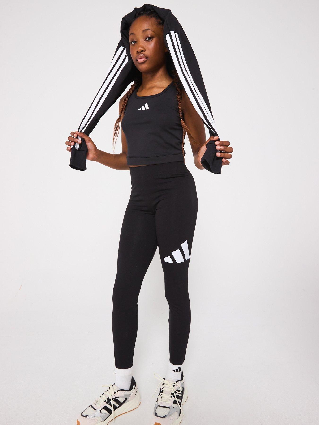 adidas Sportswear Junior Girls Essentials Leggings Black Very