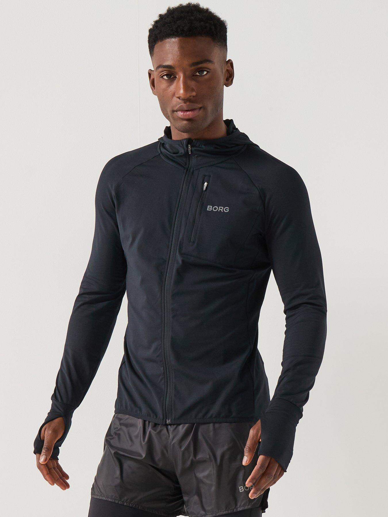 undefined Running Mid Layer Hood - Black
