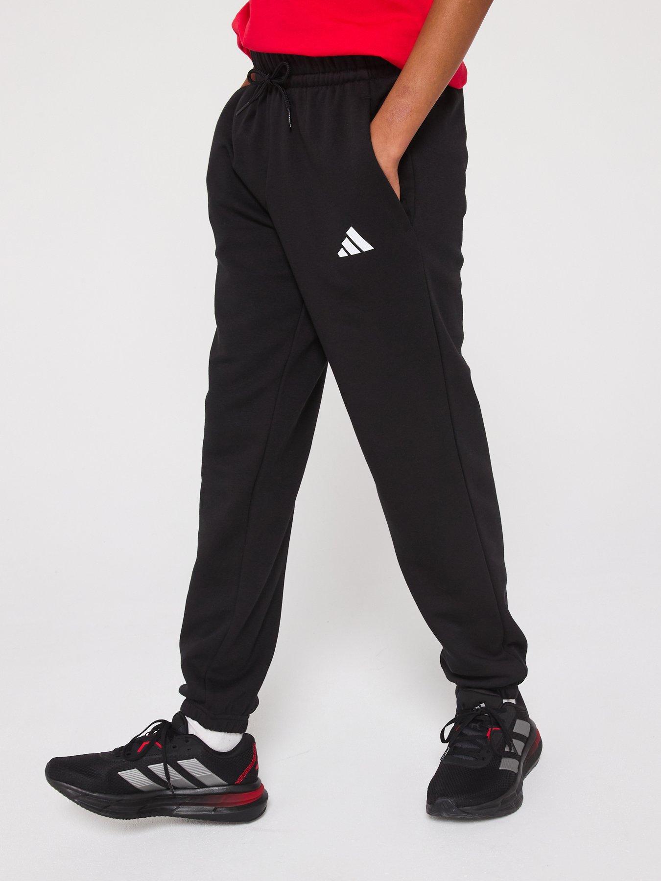 adidas Sportswear Junior Boys Essentials Joggers - Black
