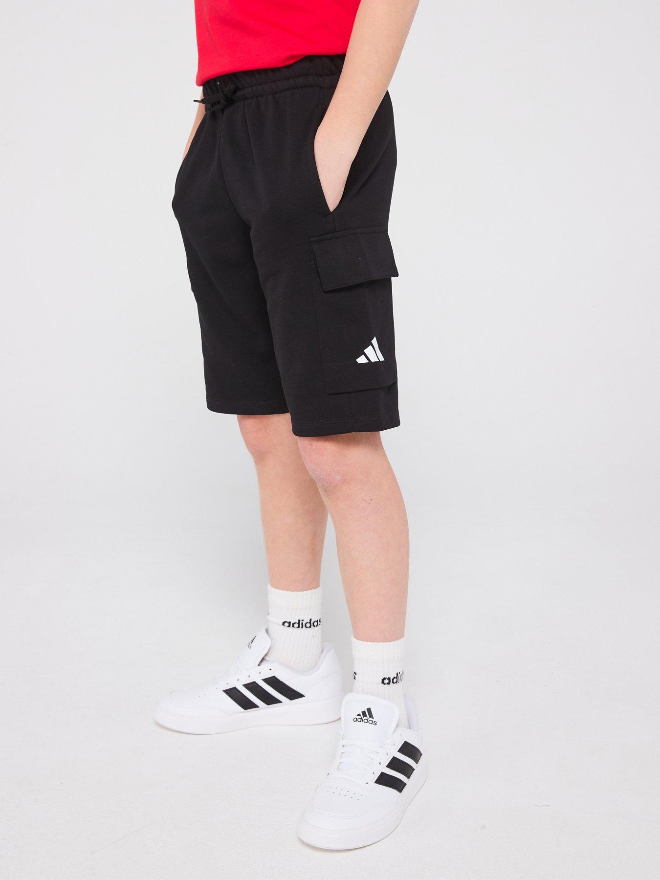 Adidas Sportswear Junior Boys Essentials Cargo Shorts - Black