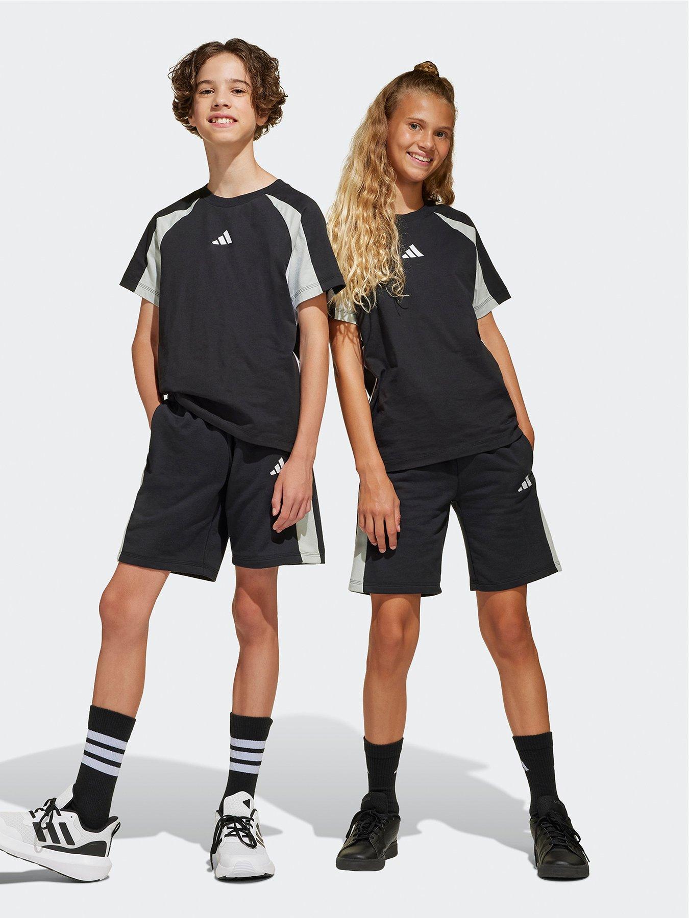 undefined Junior Boys Seasonal Essentials Colorblock Shorts - Black